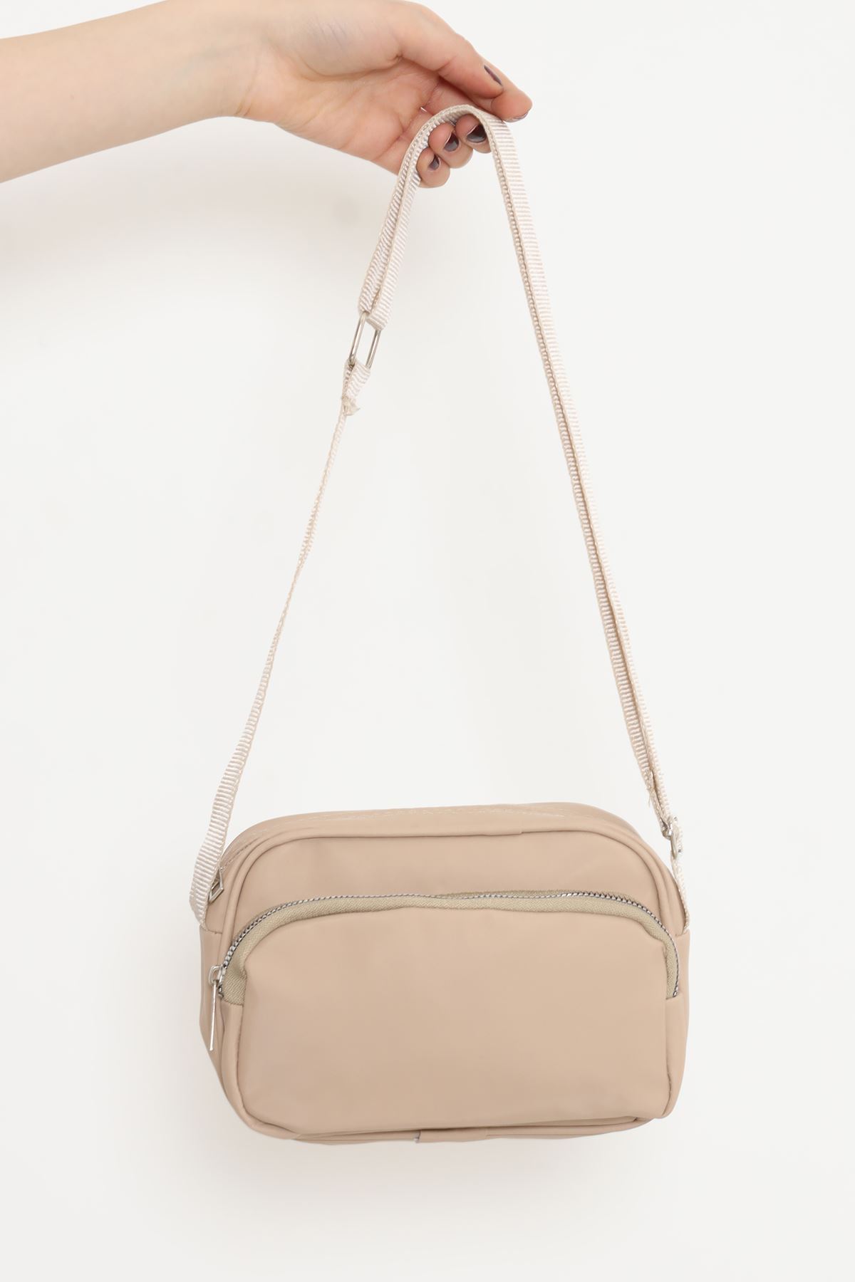 Çift Fermuarlı Çapraz Çanta Açıkvizon - 17342.1624.