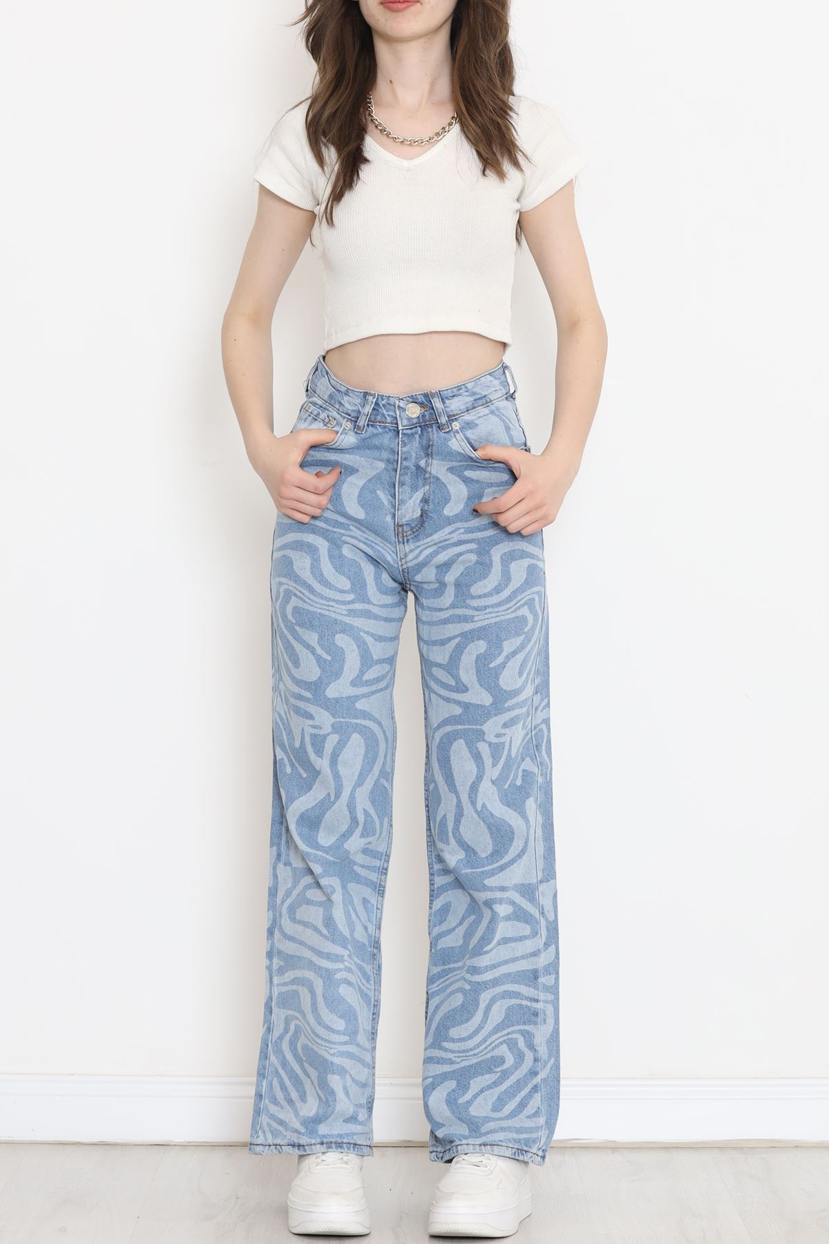 Palazzo Kot Pantolon Açıkmavi1 - 11879.1431.