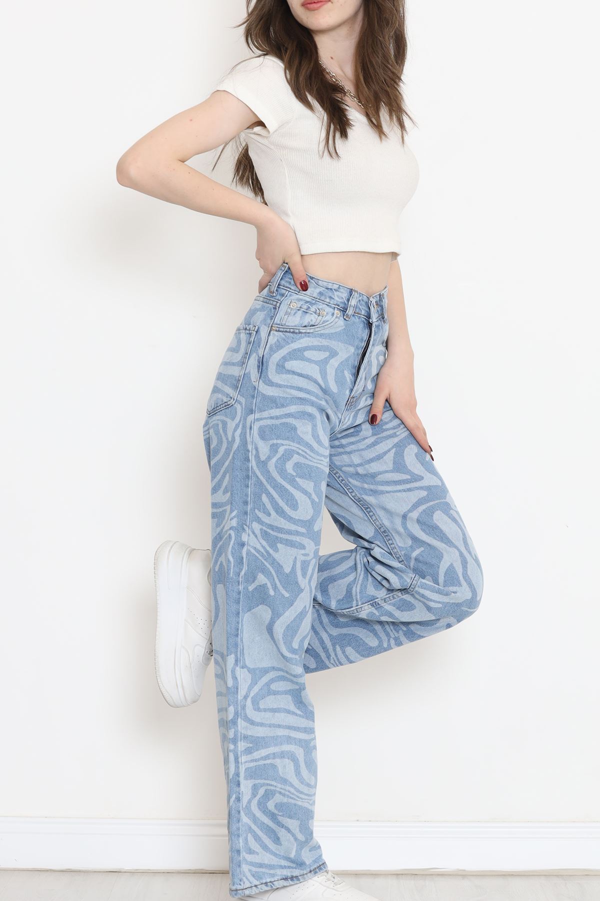 Palazzo Kot Pantolon Açıkmavi1 - 11879.1431.