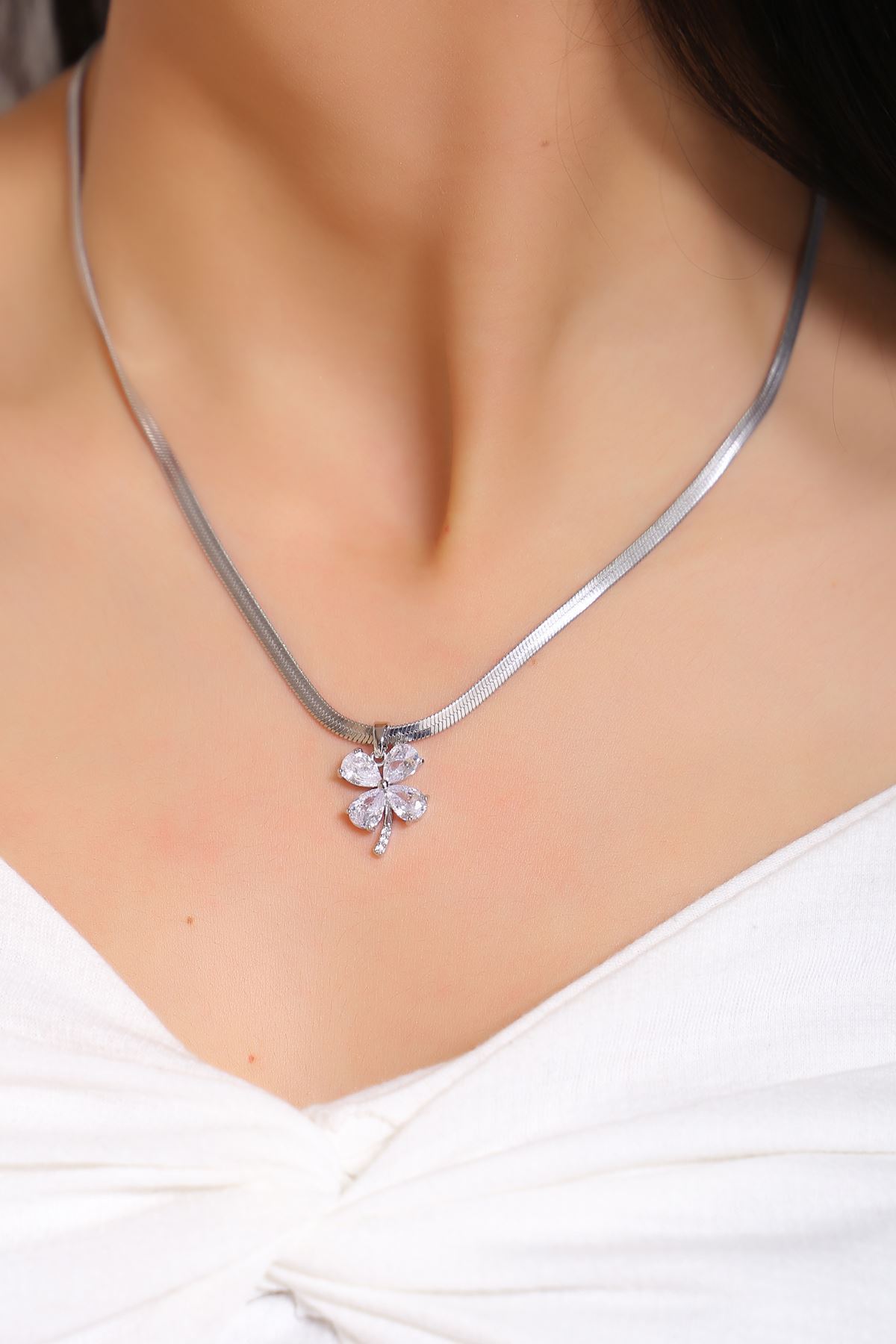 Çelik Kolye Gümüş6 - 17212.1805.