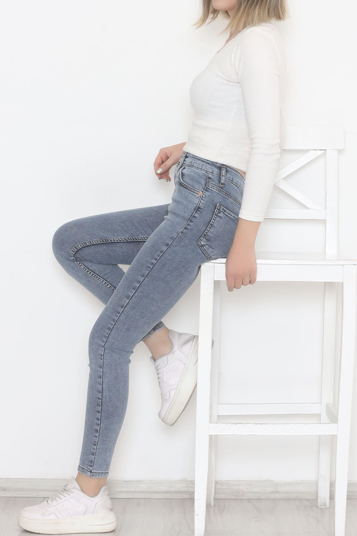 Dar Paça Kot Pantolon Mavi6 - 11918.1431.