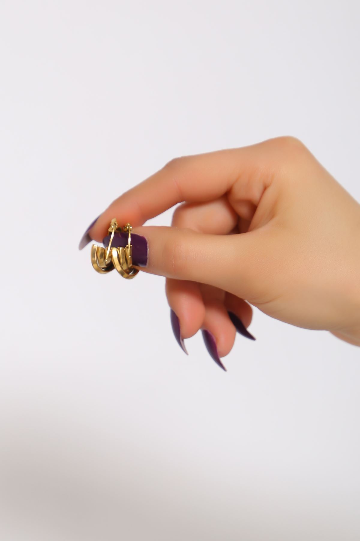 Çelik Küpe Gold7 - 17251.1804.