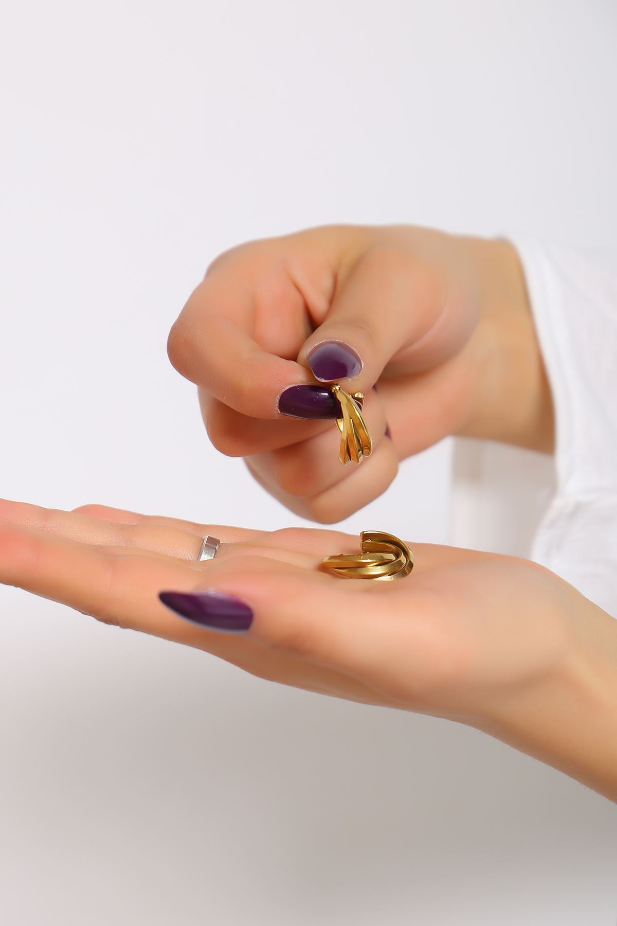 Çelik Küpe Gold7 - 17251.1804.