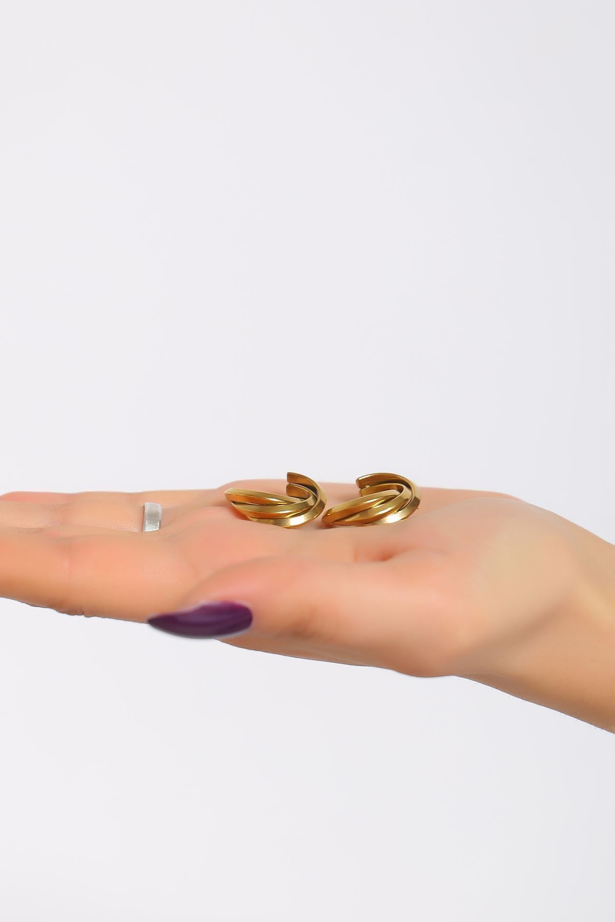 Çelik Küpe Gold7 - 17251.1804.