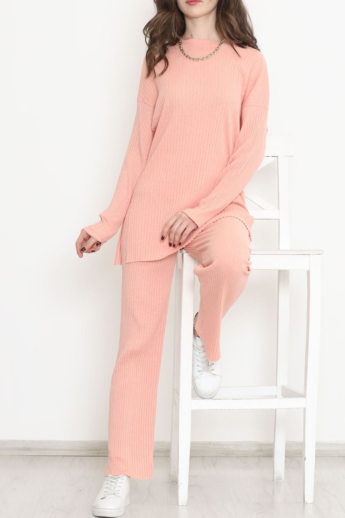 Uzun Kol Fitilli Takım Somon - 10147.1567.