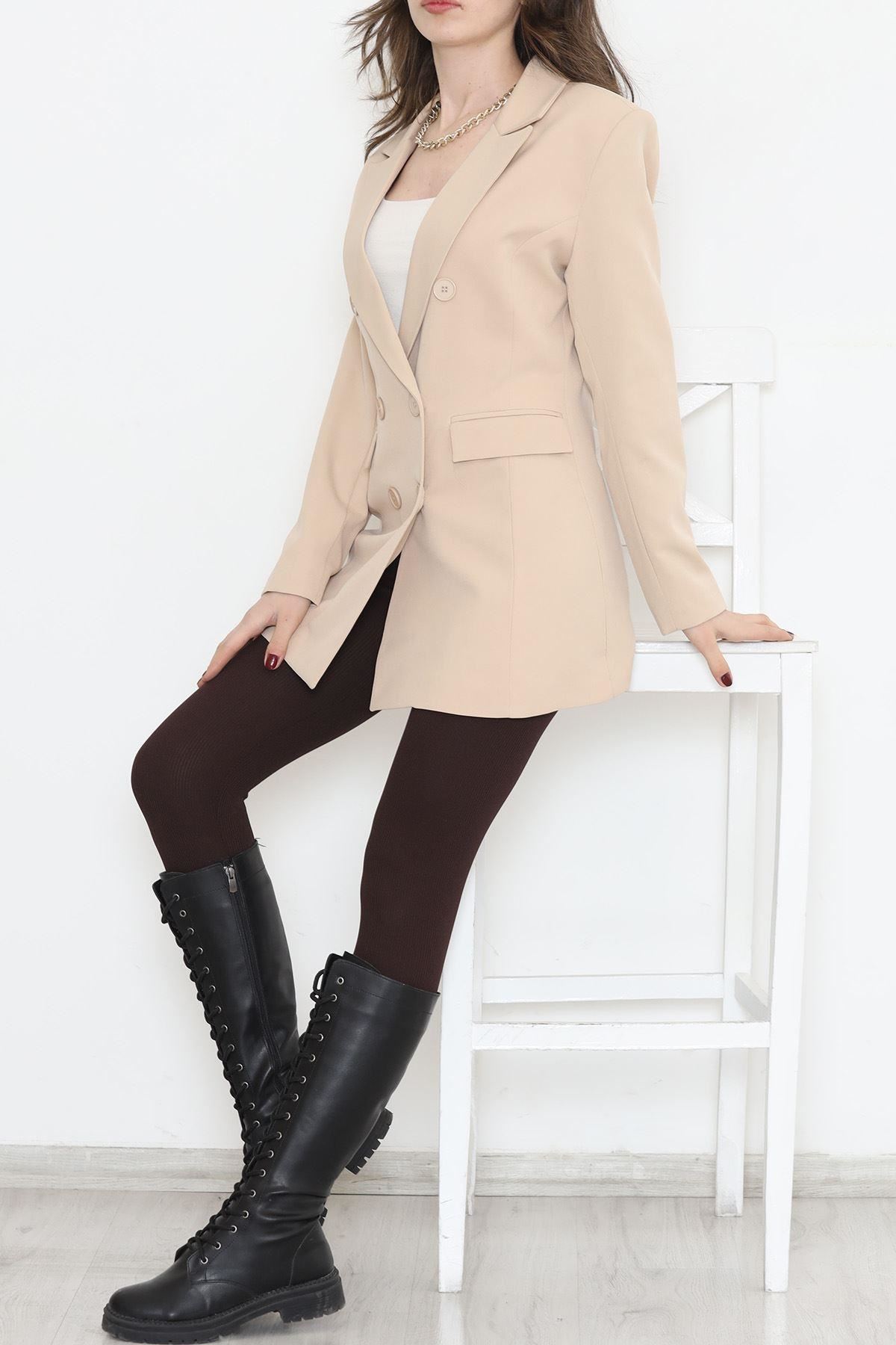 Blazer Ceket Bej - 15528.791.