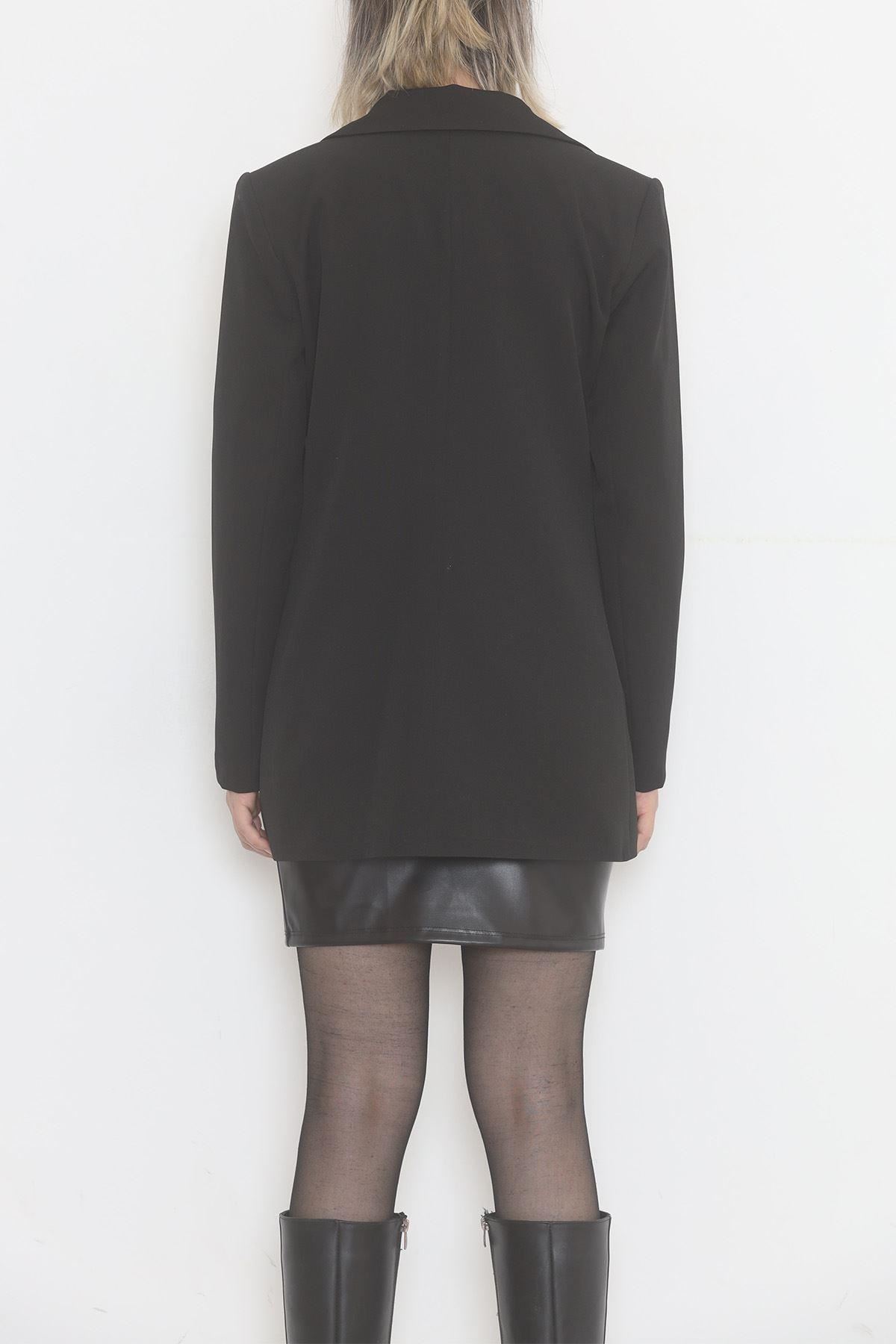 Tek Düğme Blazer Ceket Siyah - 15527.1791.