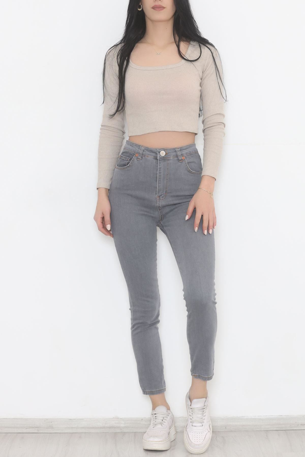 Dar Paça Kot Pantolon Gri6 - 11918.1431.