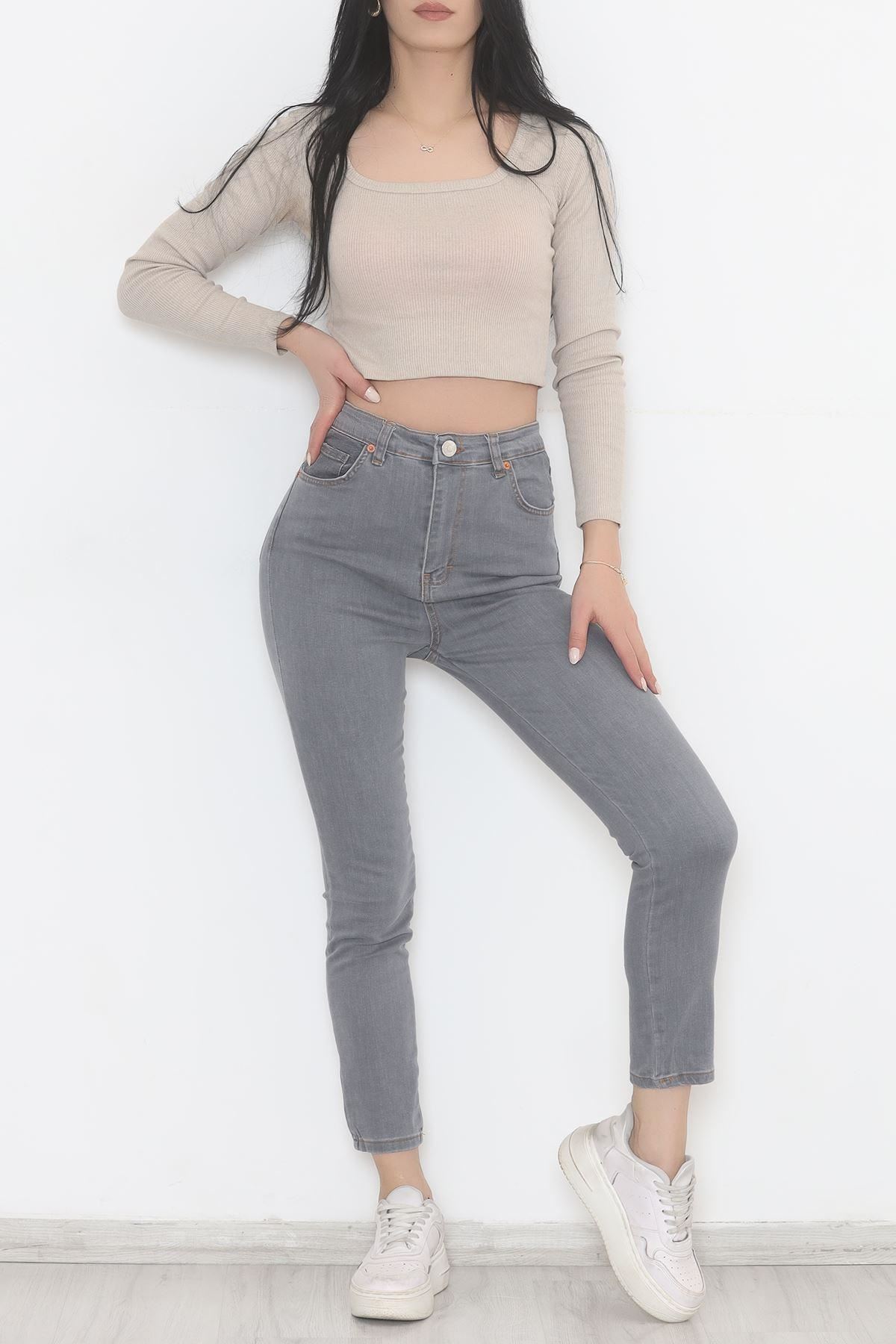 Dar Paça Kot Pantolon Gri6 - 11918.1431.