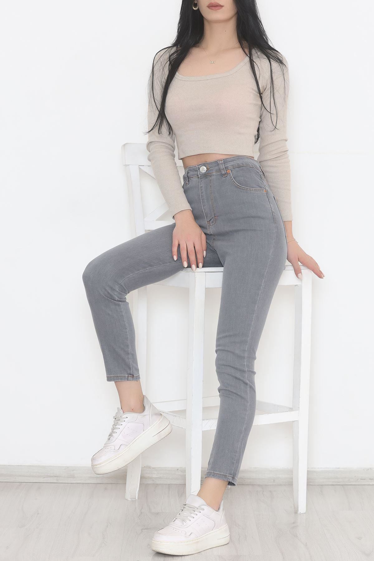 Dar Paça Kot Pantolon Gri6 - 11918.1431.