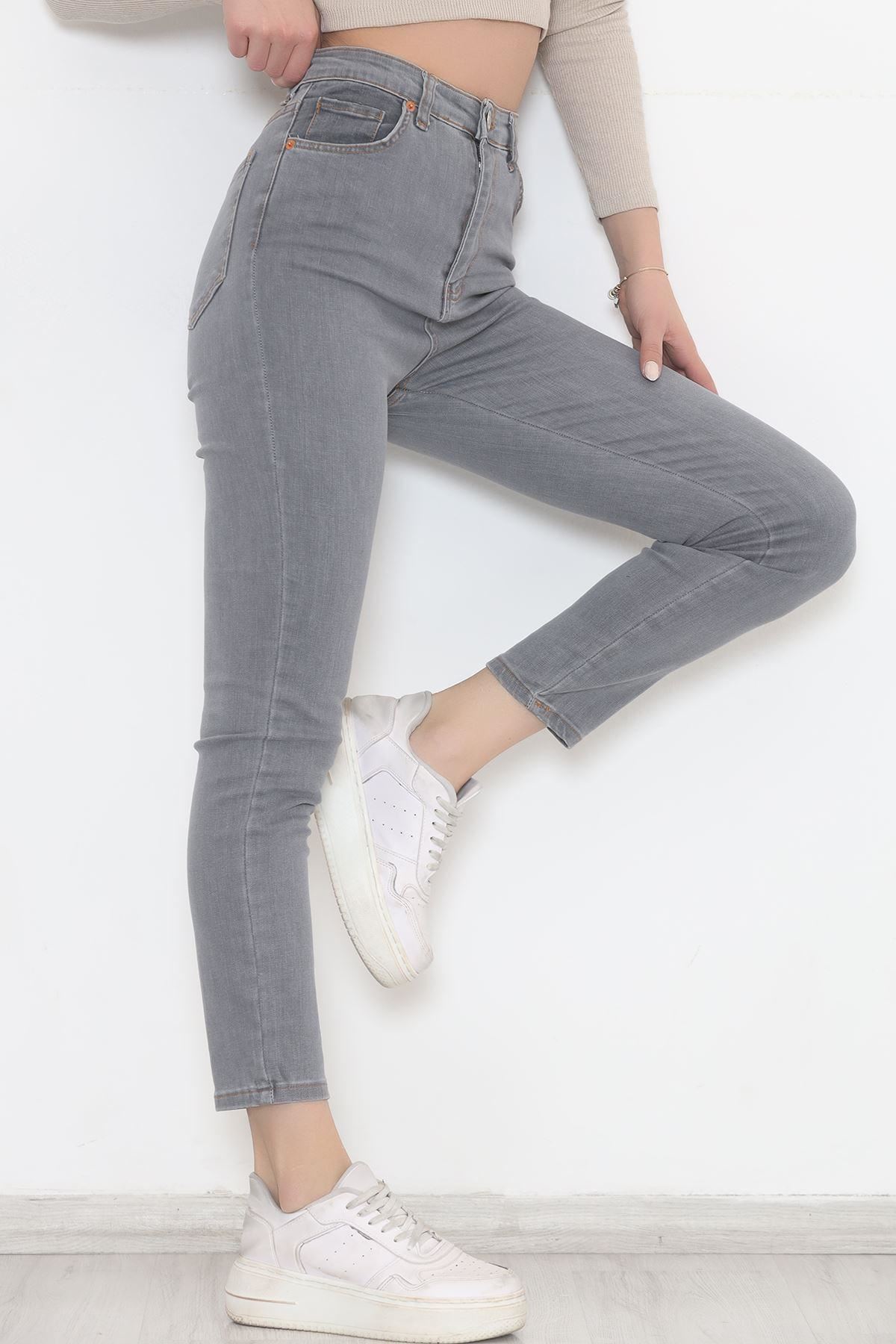 Dar Paça Kot Pantolon Gri6 - 11918.1431.