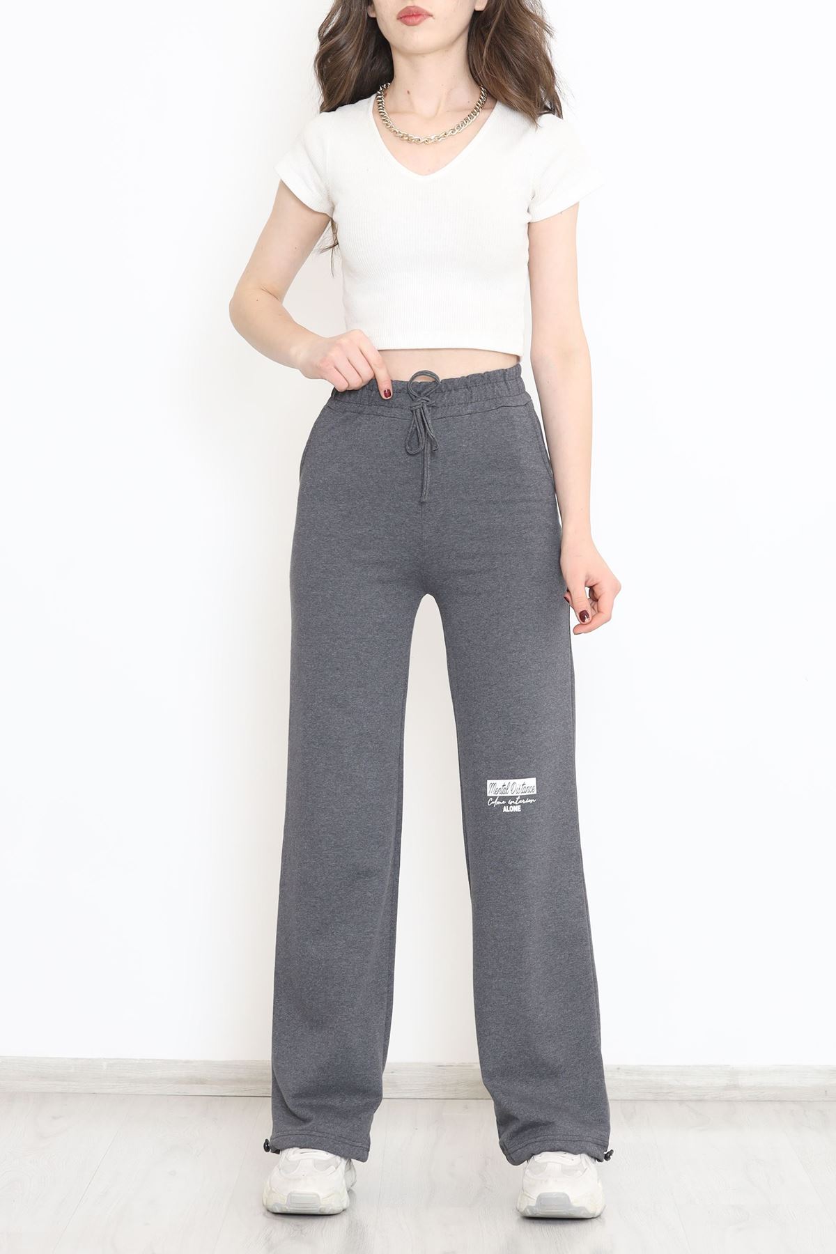 Paça Stoperli Eşofman Altı Füme - 15076.5238.