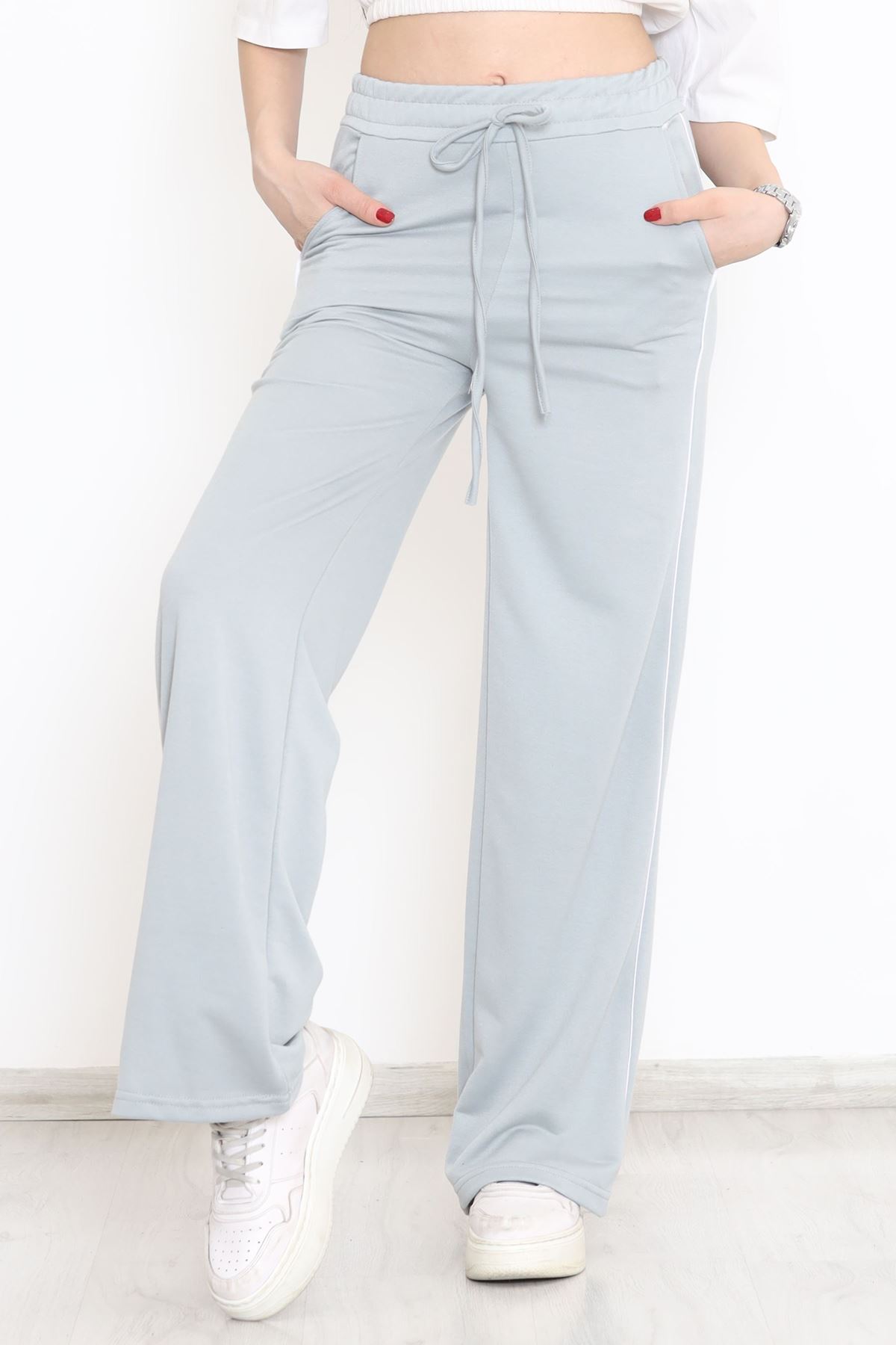 Yanı Şeritli Eşofman Altı Boyalıgri - 15078.5238.