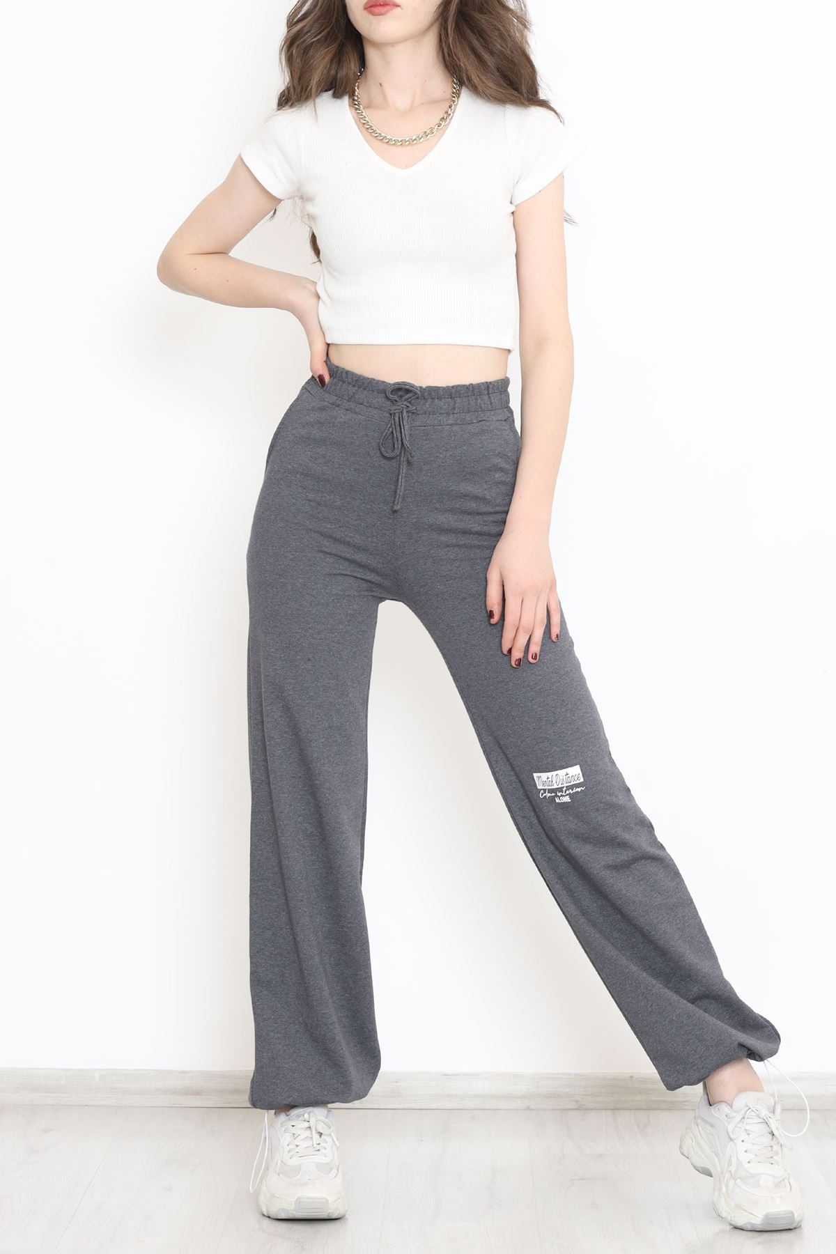 Paça Stoperli Eşofman Altı Füme - 15076.5238.