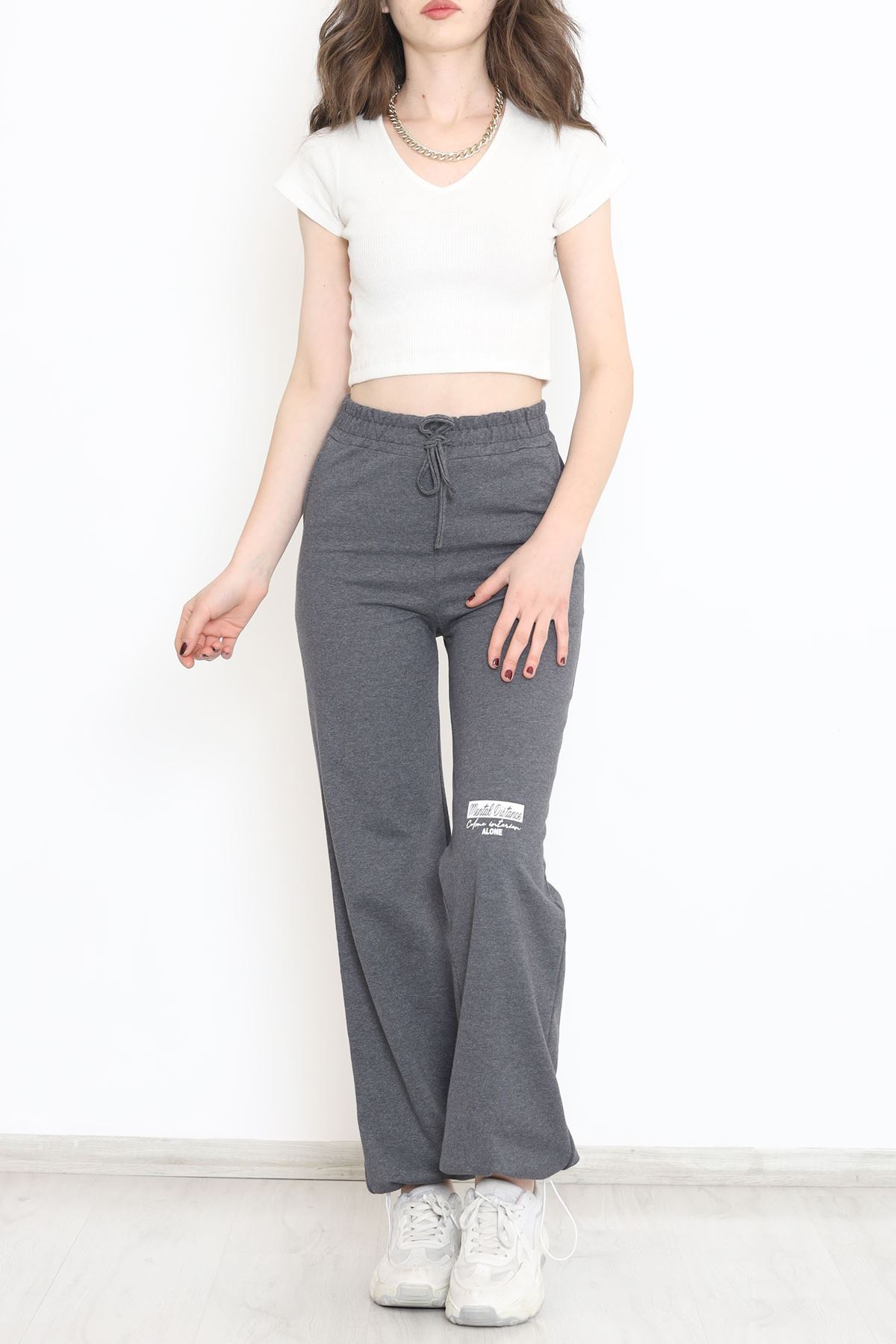 Paça Stoperli Eşofman Altı Füme - 15076.5238.