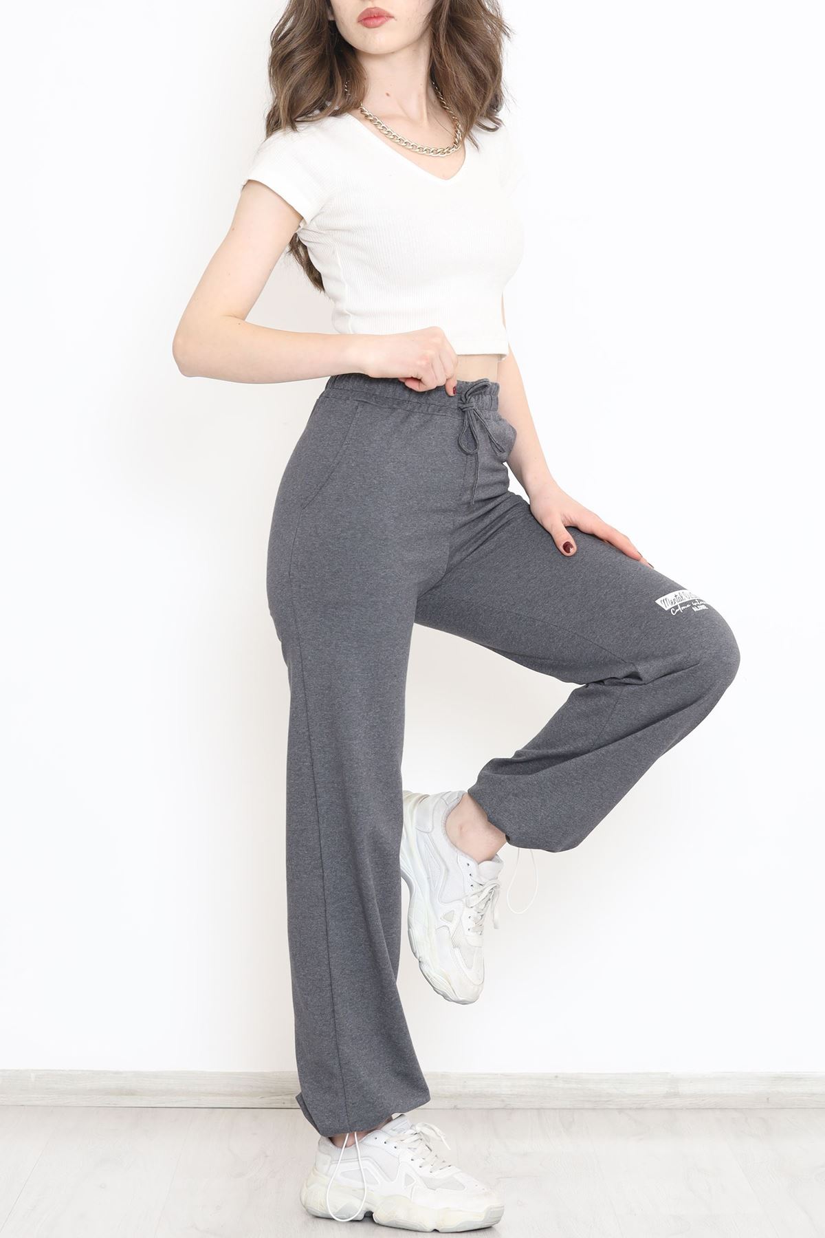 Paça Stoperli Eşofman Altı Füme - 15076.5238.