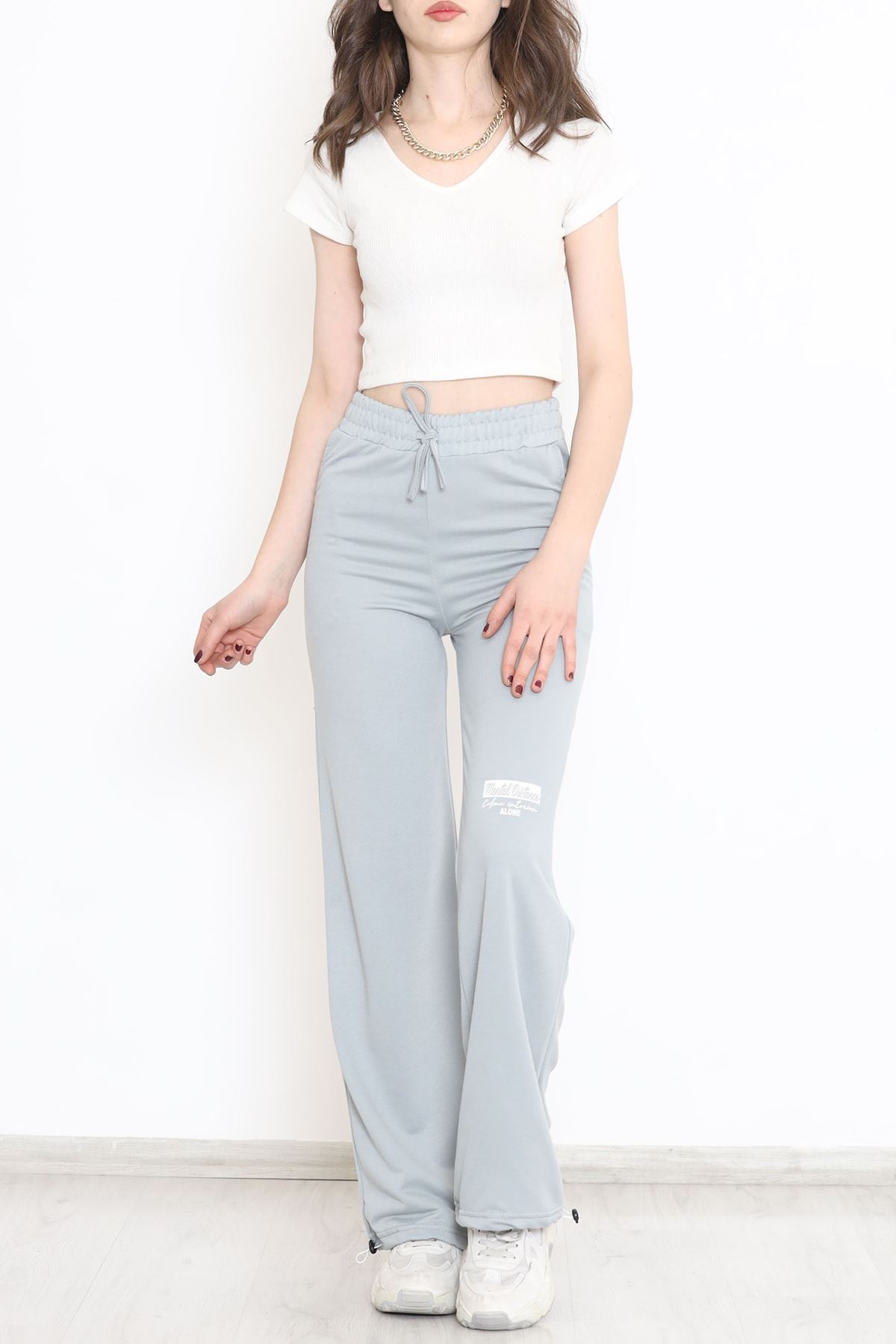 Paça Stoperli Eşofman Altı Boyalıgri - 15076.5238.