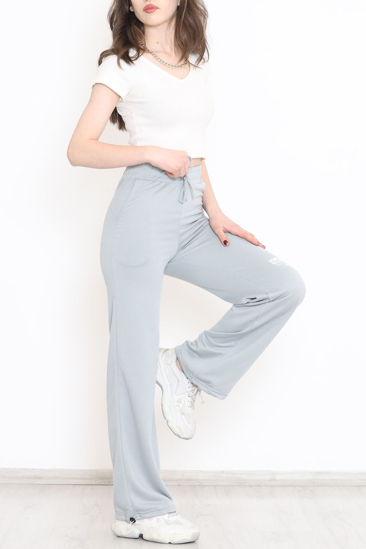 Paça Stoperli Eşofman Altı Boyalıgri - 15076.5238.