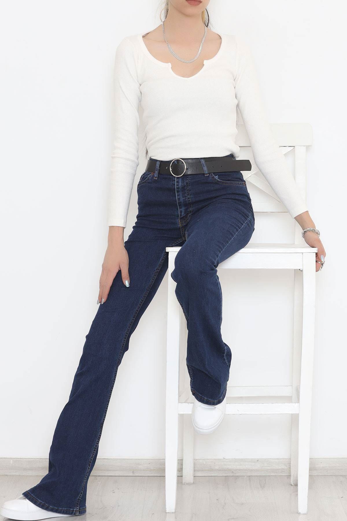 V Yaka Dekolteli Body Ekru - 9937.1567.