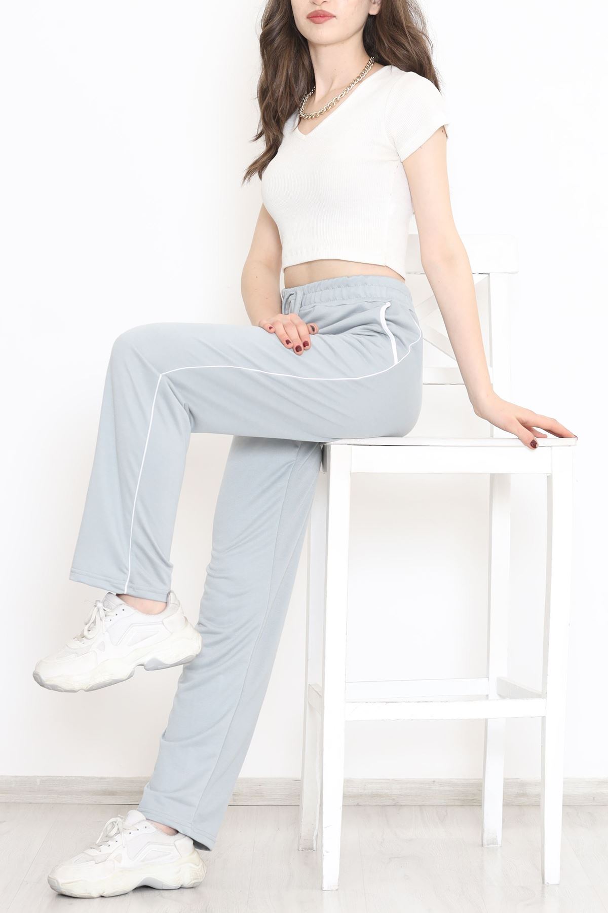 Yanı Çizgili Eşofman Altı Boyalıgri - 15084.5238.