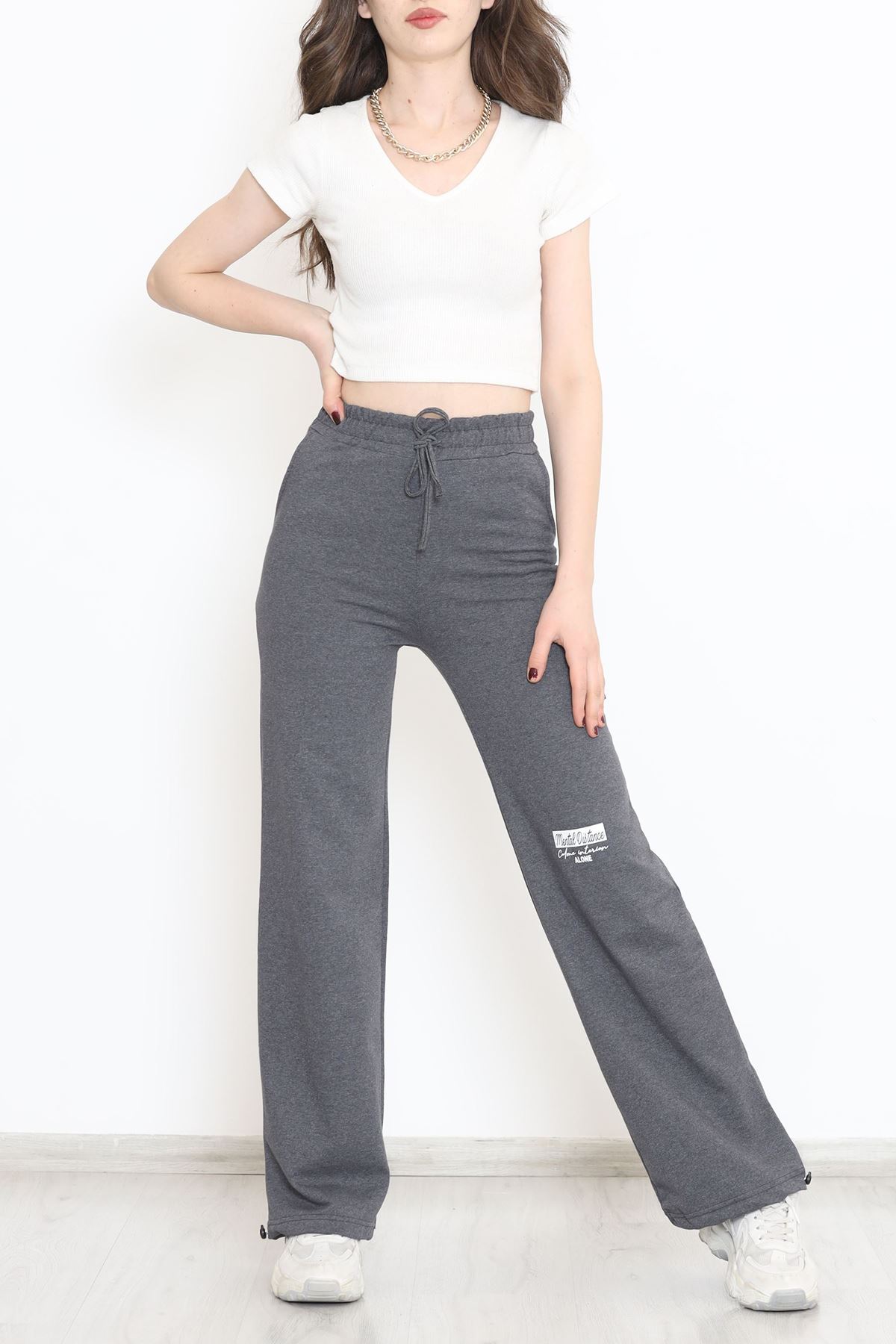 Paça Stoperli Eşofman Altı Füme - 15076.5238.