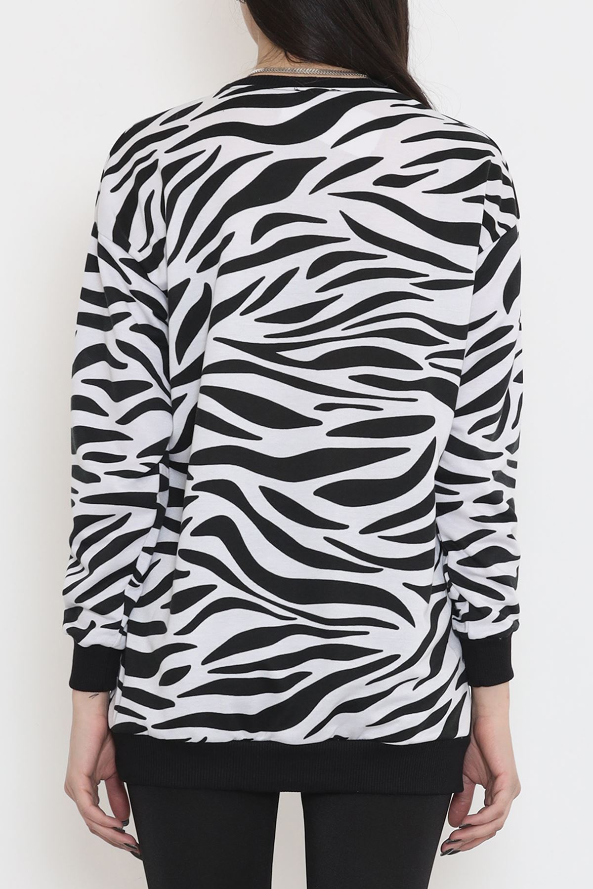 Desenli Crop Sweat Zebra - 12439.1567.