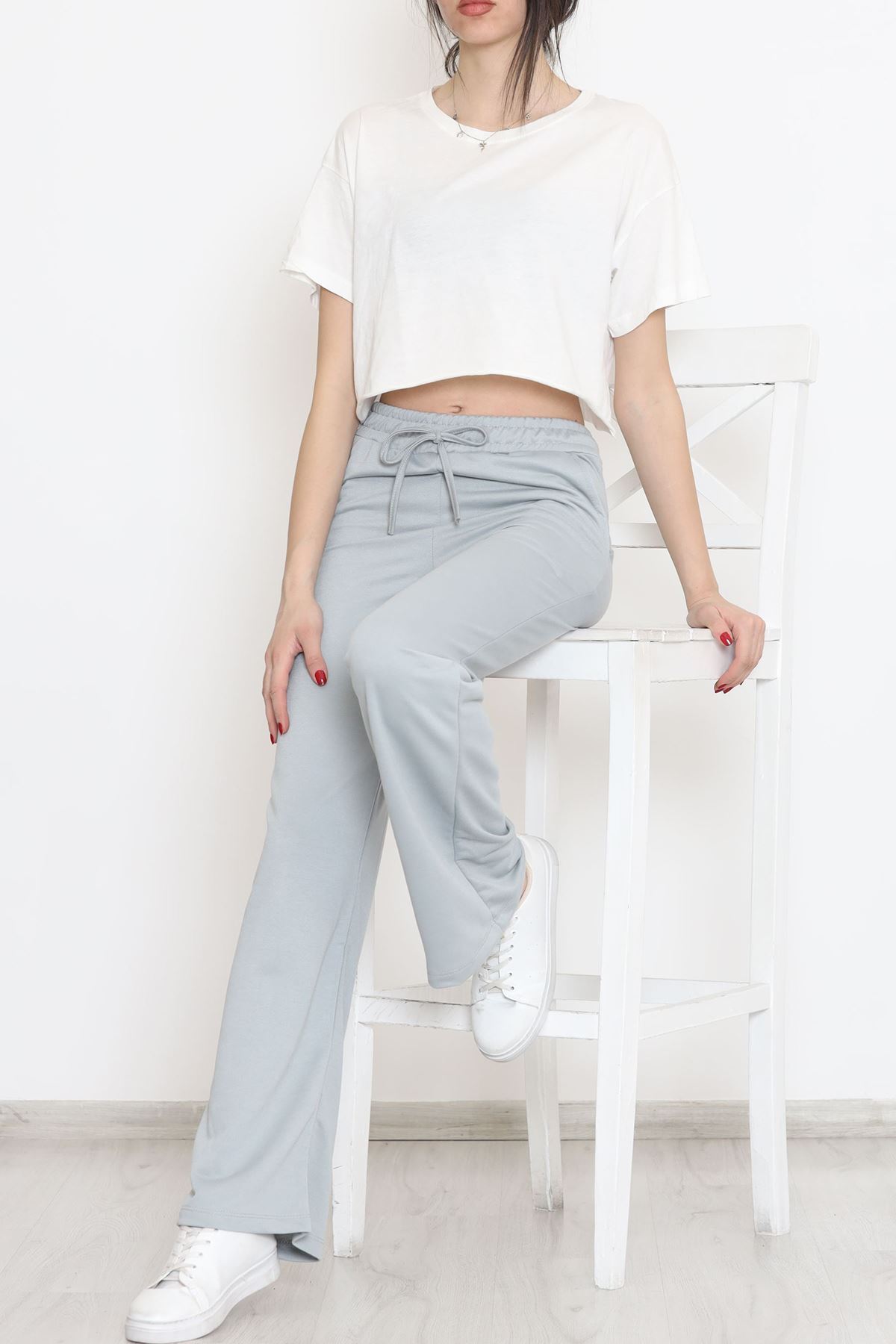 Bol Paça Eşofman Altı Boyalıgri - 15077.5238.