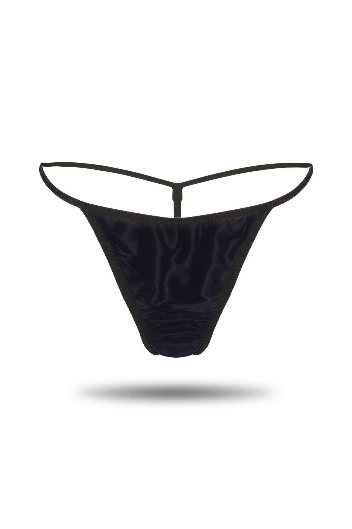 Saten Tanga Siyah - 1122.1364.