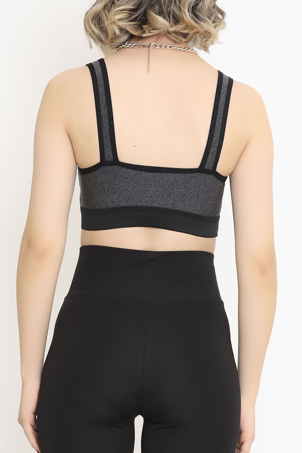 Kalın Askılı Büstiyer Antrasit - 12441.1255.