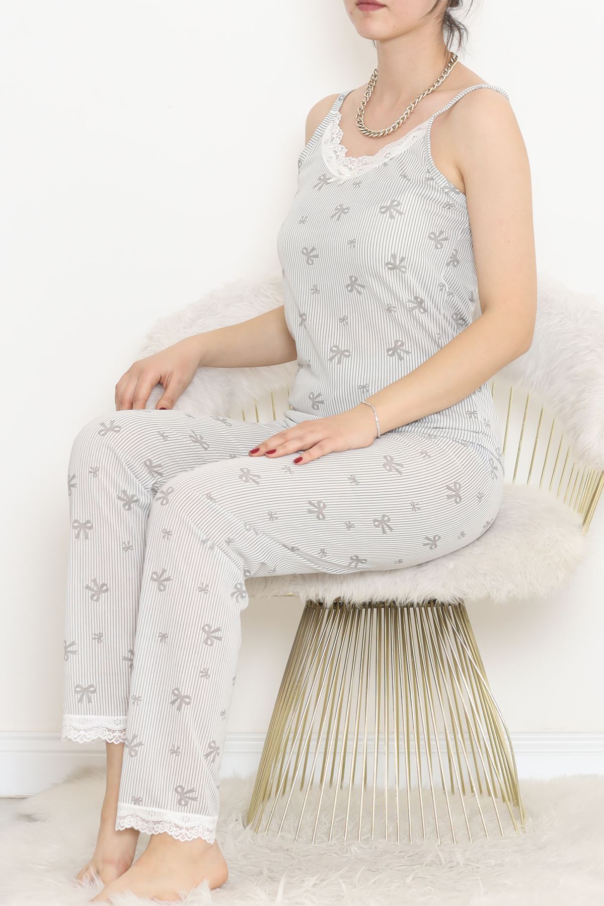 3'Lü Pijama Takımı Füme2 - 19198.1049.