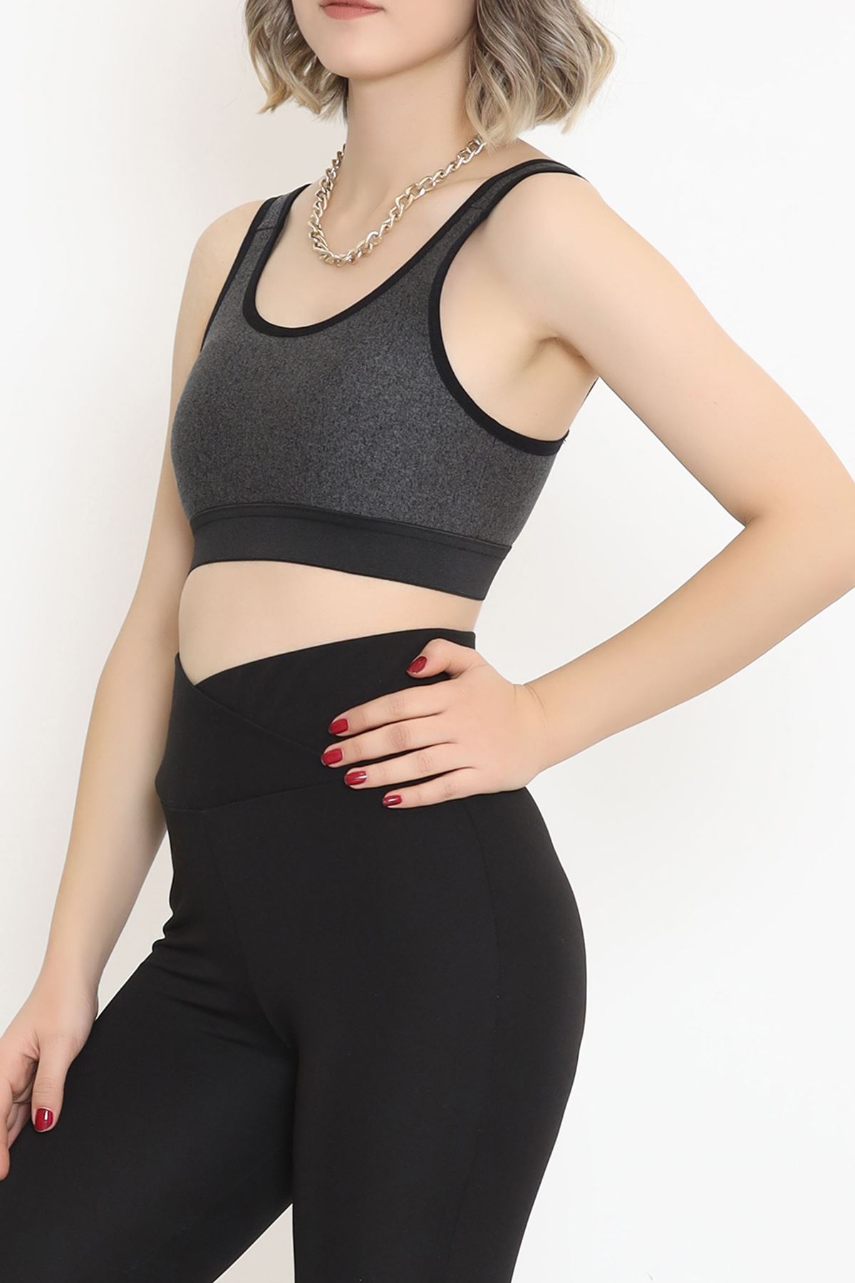 Kalın Askılı Büstiyer Antrasit - 12441.1255.