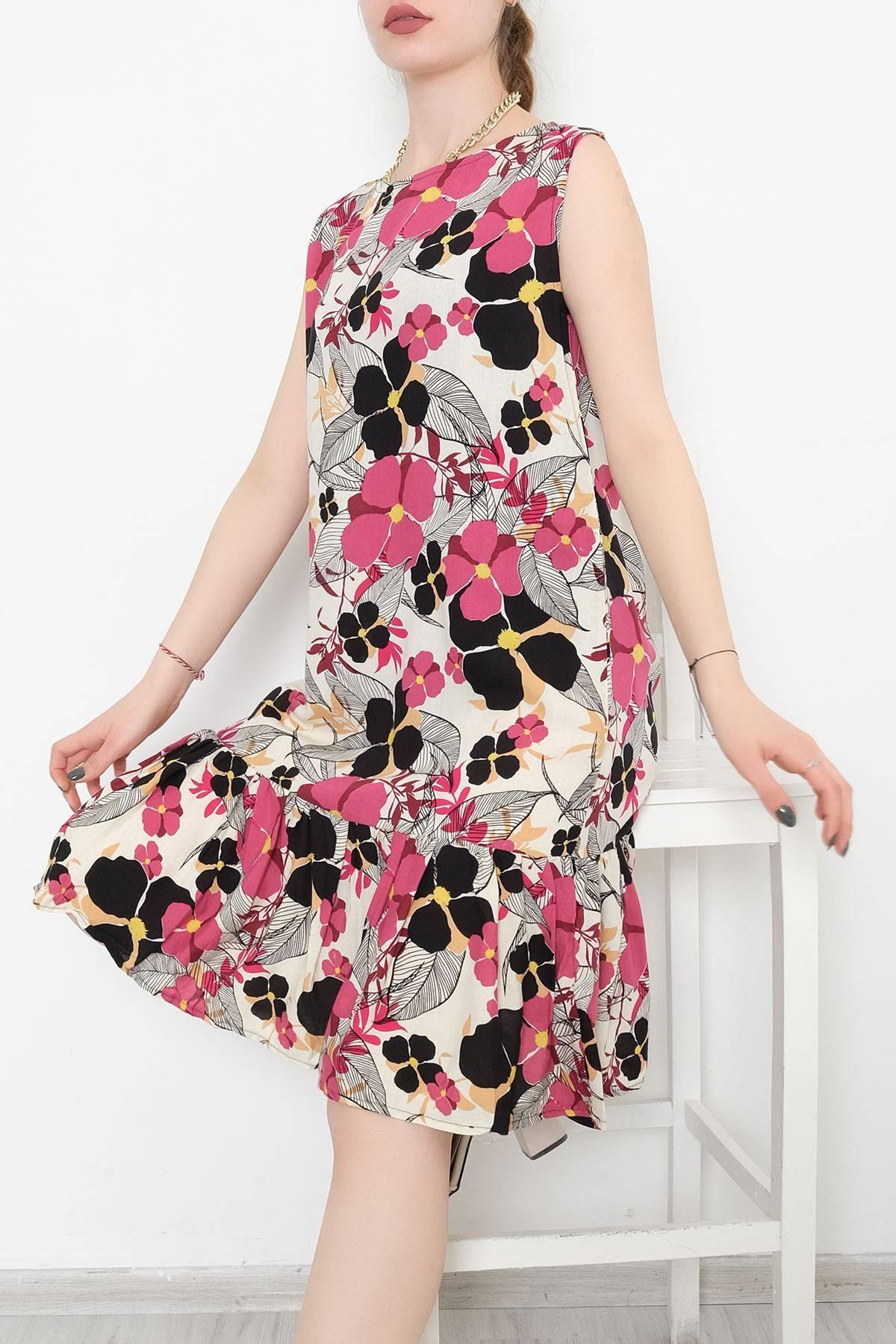 Fırfır Desenli Elbise Ekrumor - 1241.1095.