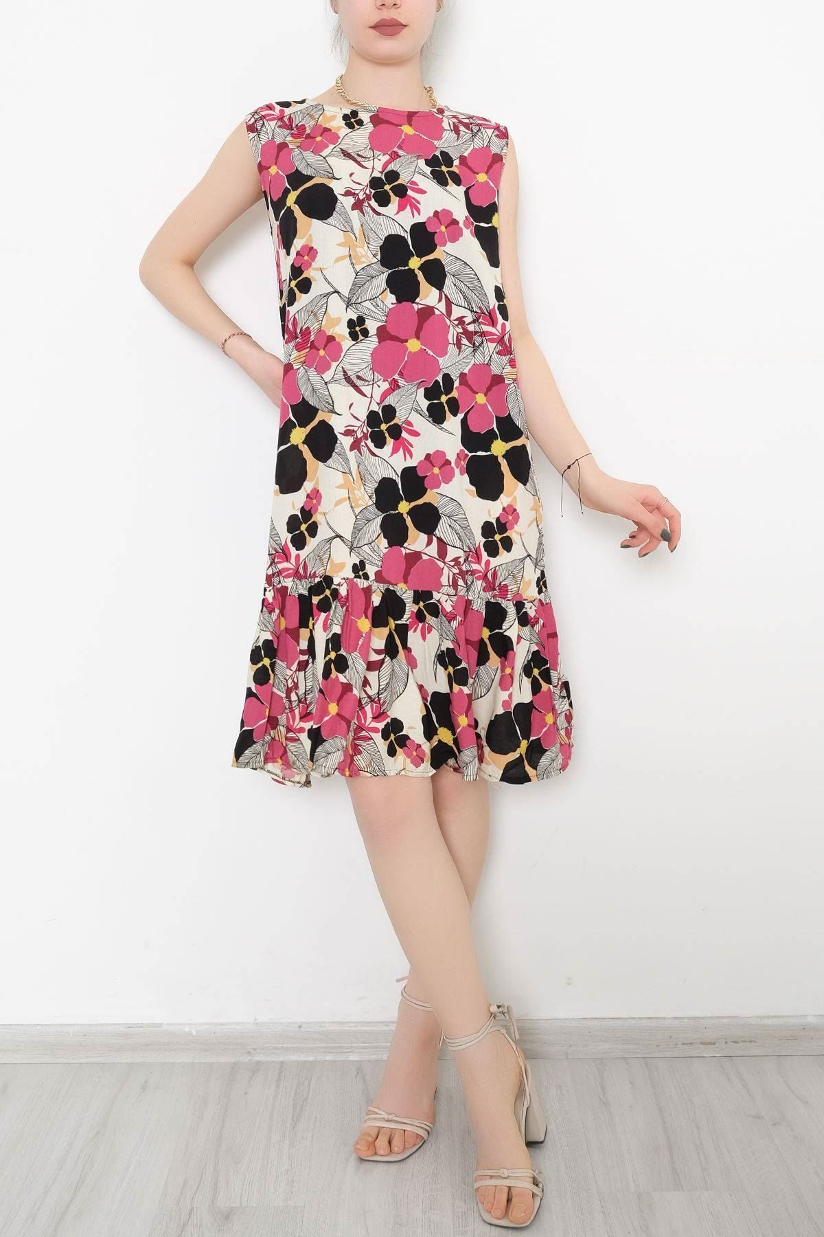 Fırfır Desenli Elbise Ekrumor - 1241.1095.