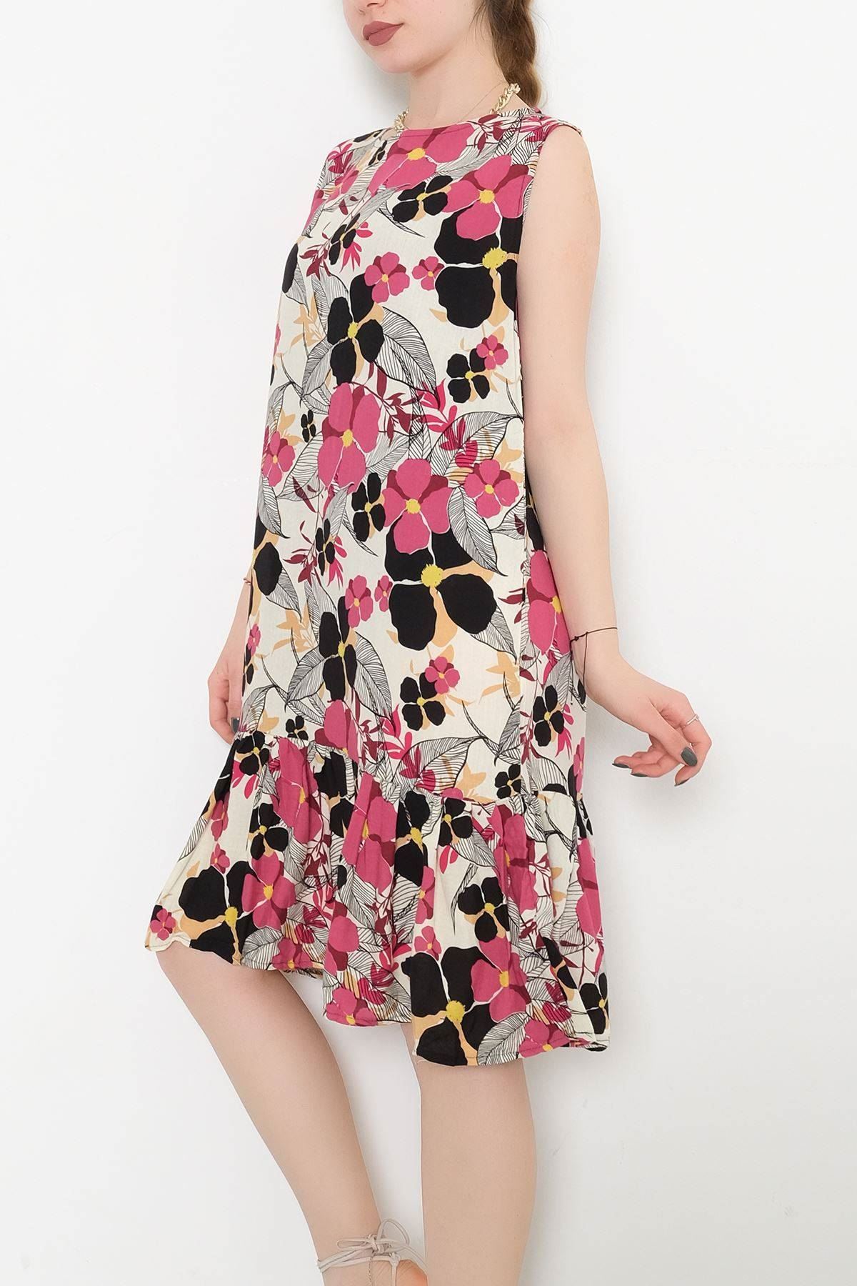 Fırfır Desenli Elbise Ekrumor - 1241.1095.