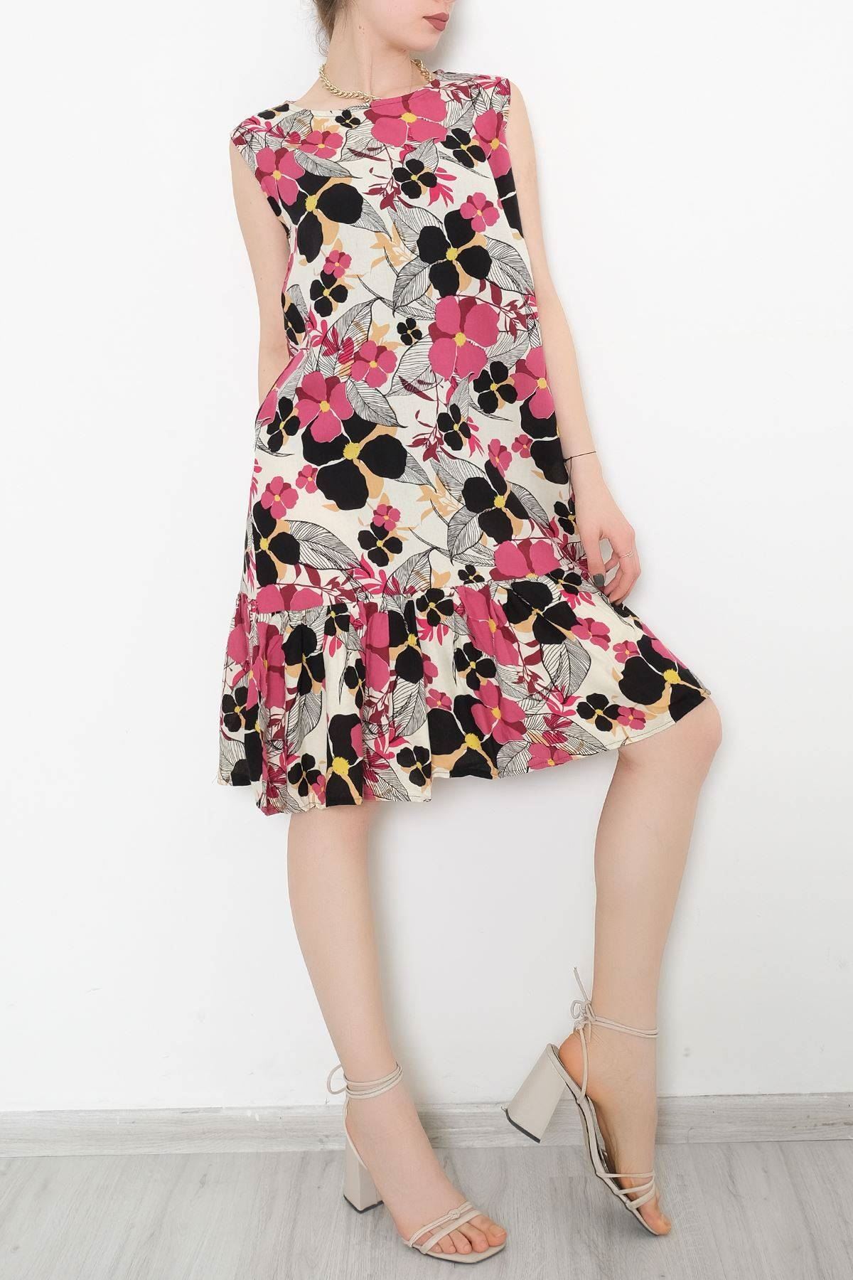 Fırfır Desenli Elbise Ekrumor - 1241.1095.