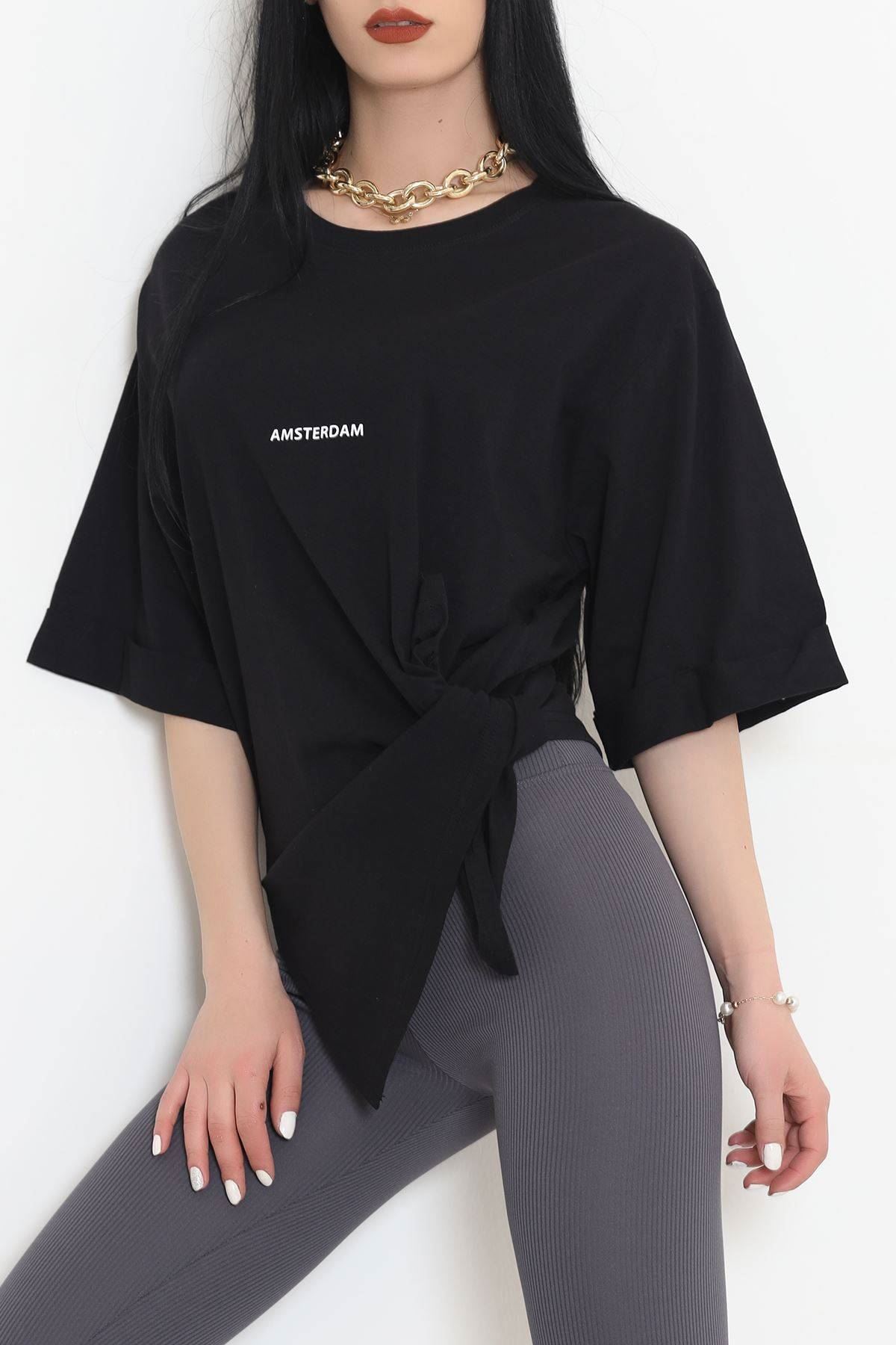 Duble Kol Tişört Siyah - 3638.105.