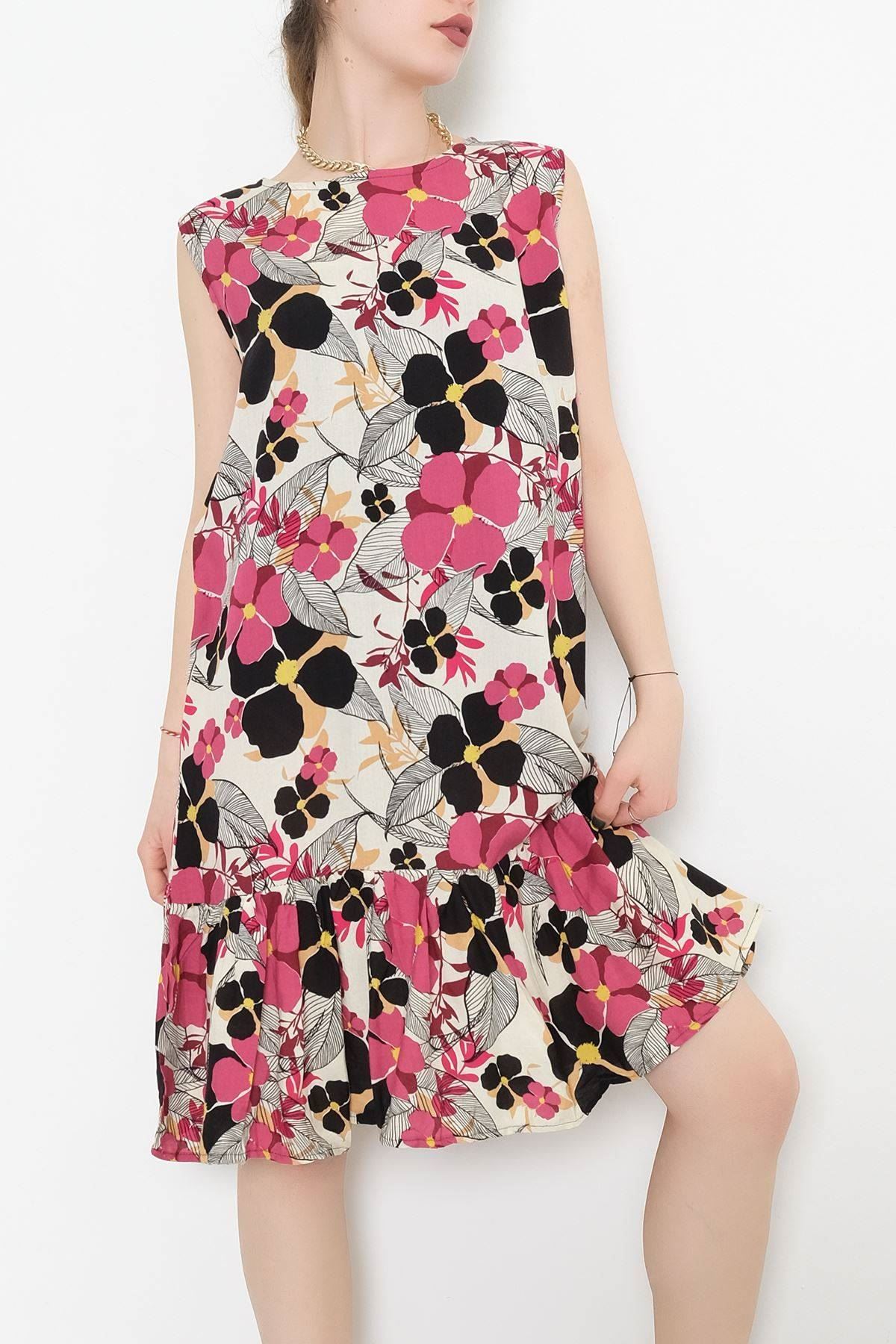 Fırfır Desenli Elbise Ekrumor - 1241.1095.