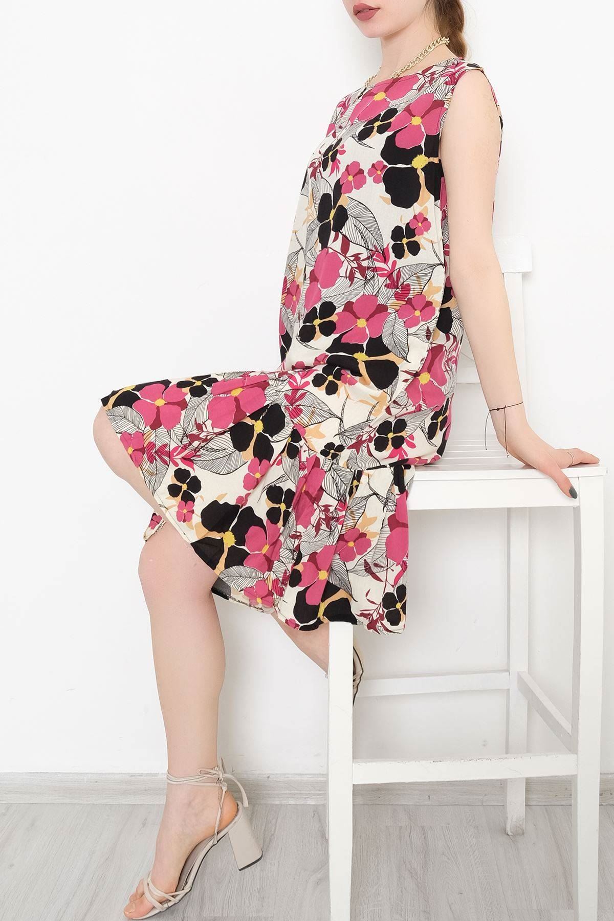 Fırfır Desenli Elbise Ekrumor - 1241.1095.