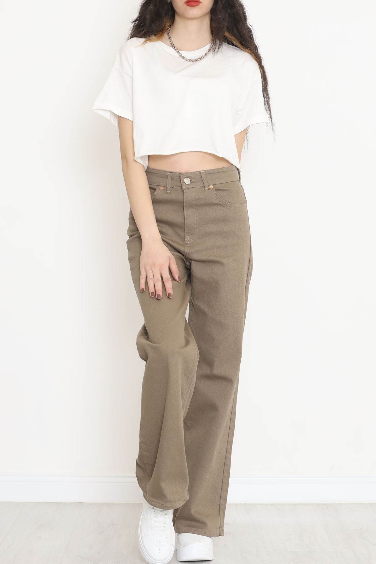 Palazzo Kot Pantolon Açıkkahve1 - 10827.1431.