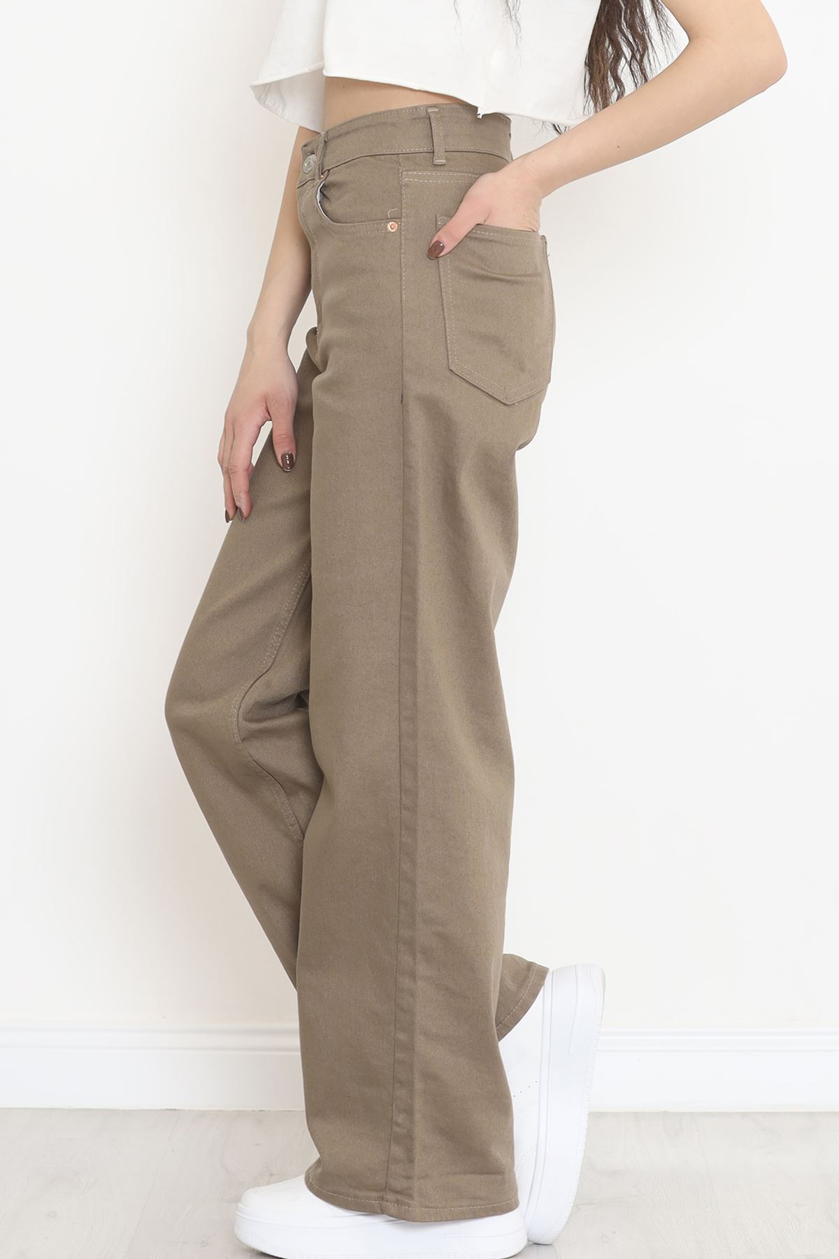 Palazzo Kot Pantolon Açıkkahve1 - 10827.1431.