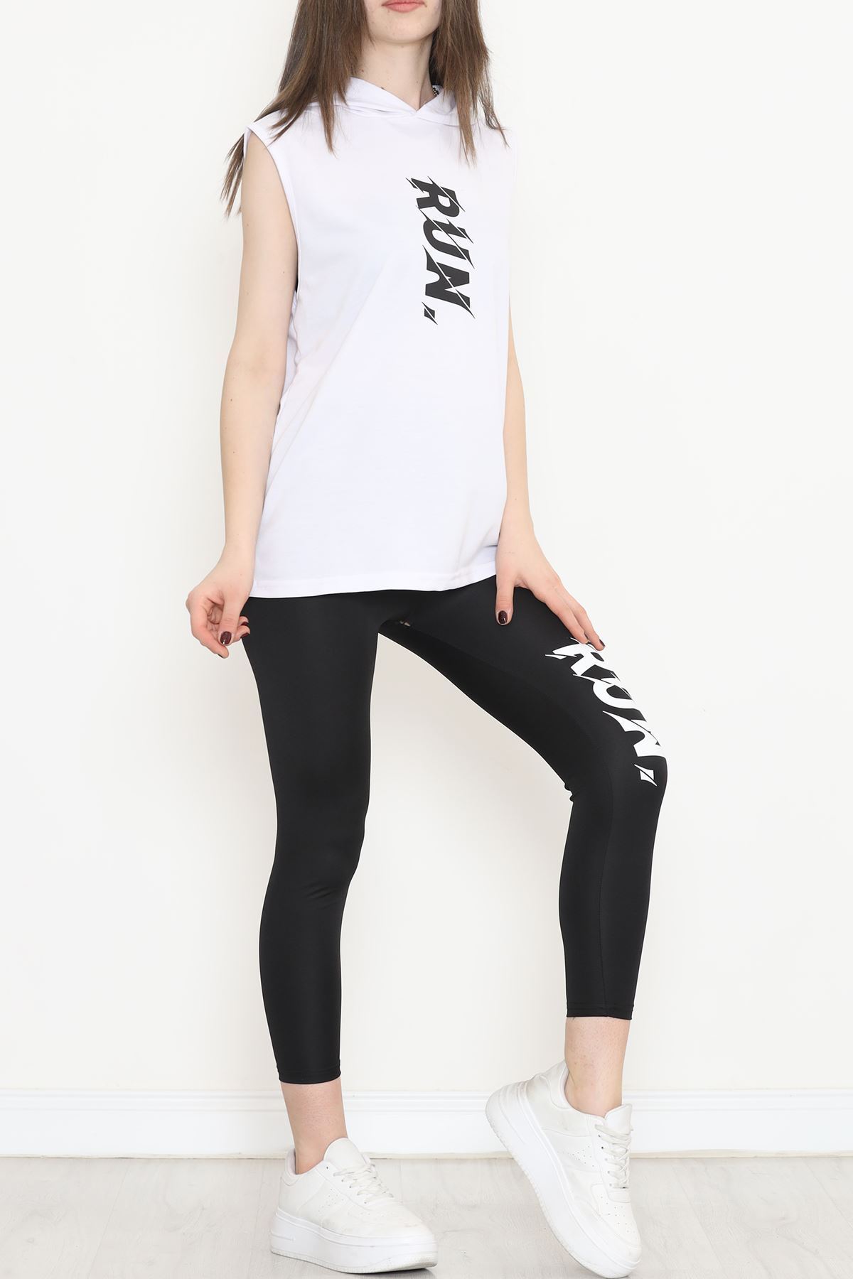 Baskılı Dalgıç Takım Beyaz - 12627.5238.