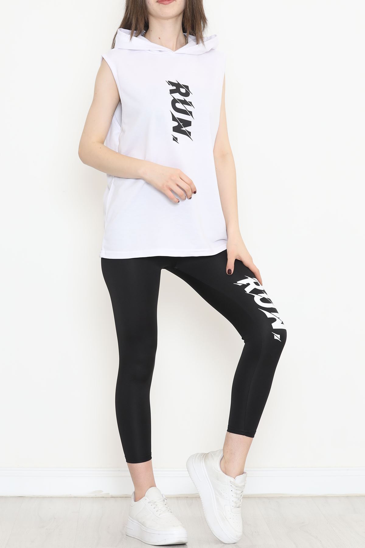 Baskılı Dalgıç Takım Beyaz - 12627.5238.