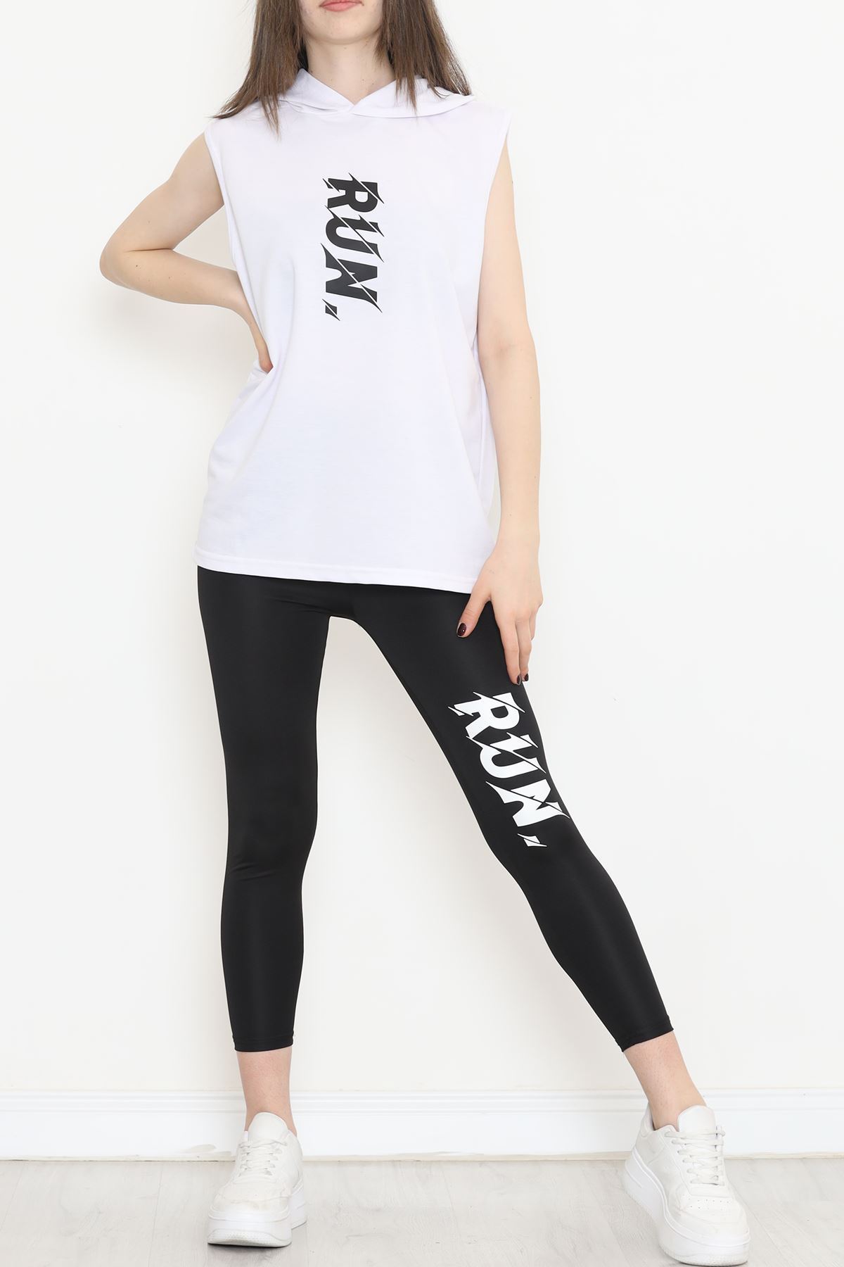 Baskılı Dalgıç Takım Beyaz - 12627.5238.