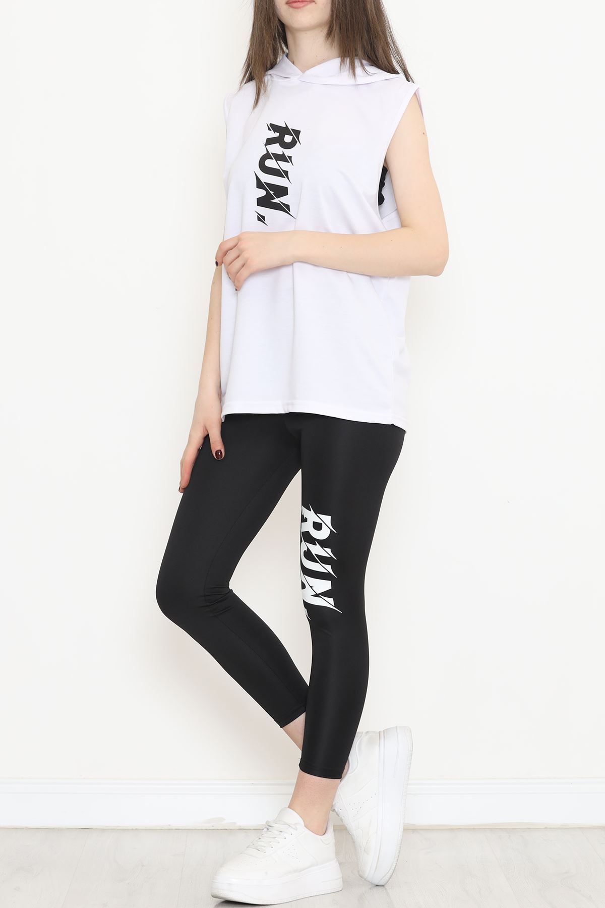 Baskılı Dalgıç Takım Beyaz - 12627.5238.