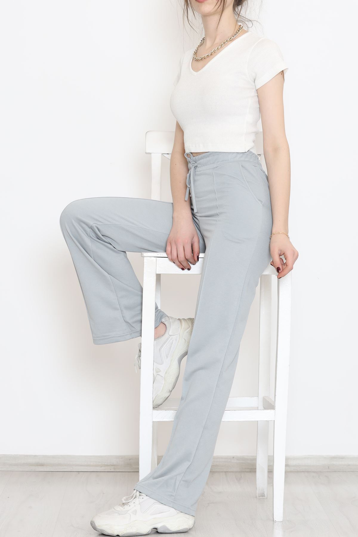 Çımalı Eşofman Altı Boyalıgri - 15083.5238.