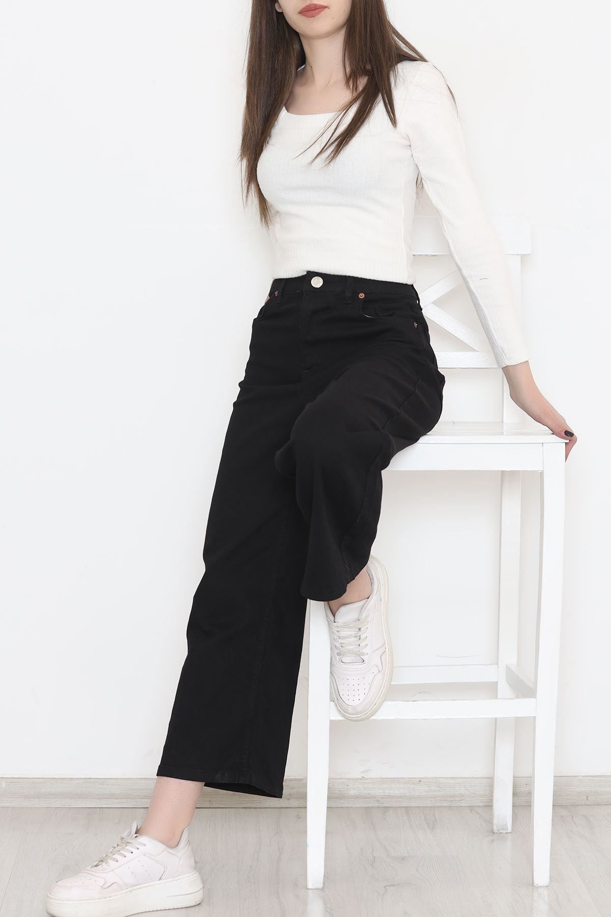 Palazzo Kot Pantolon Siyah2 - 10827.1431.