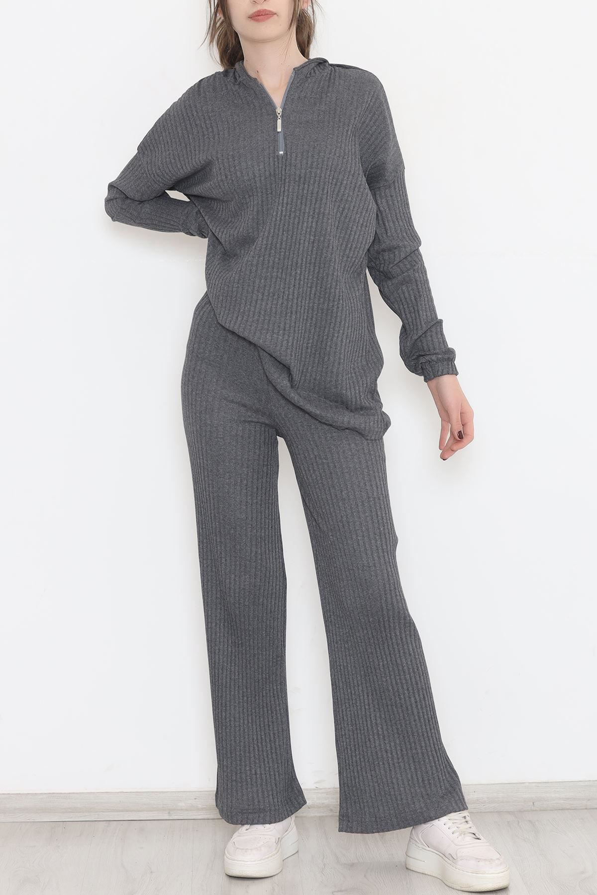 Kuşgözlü  Fitilli Takım Füme - 12200.1567.