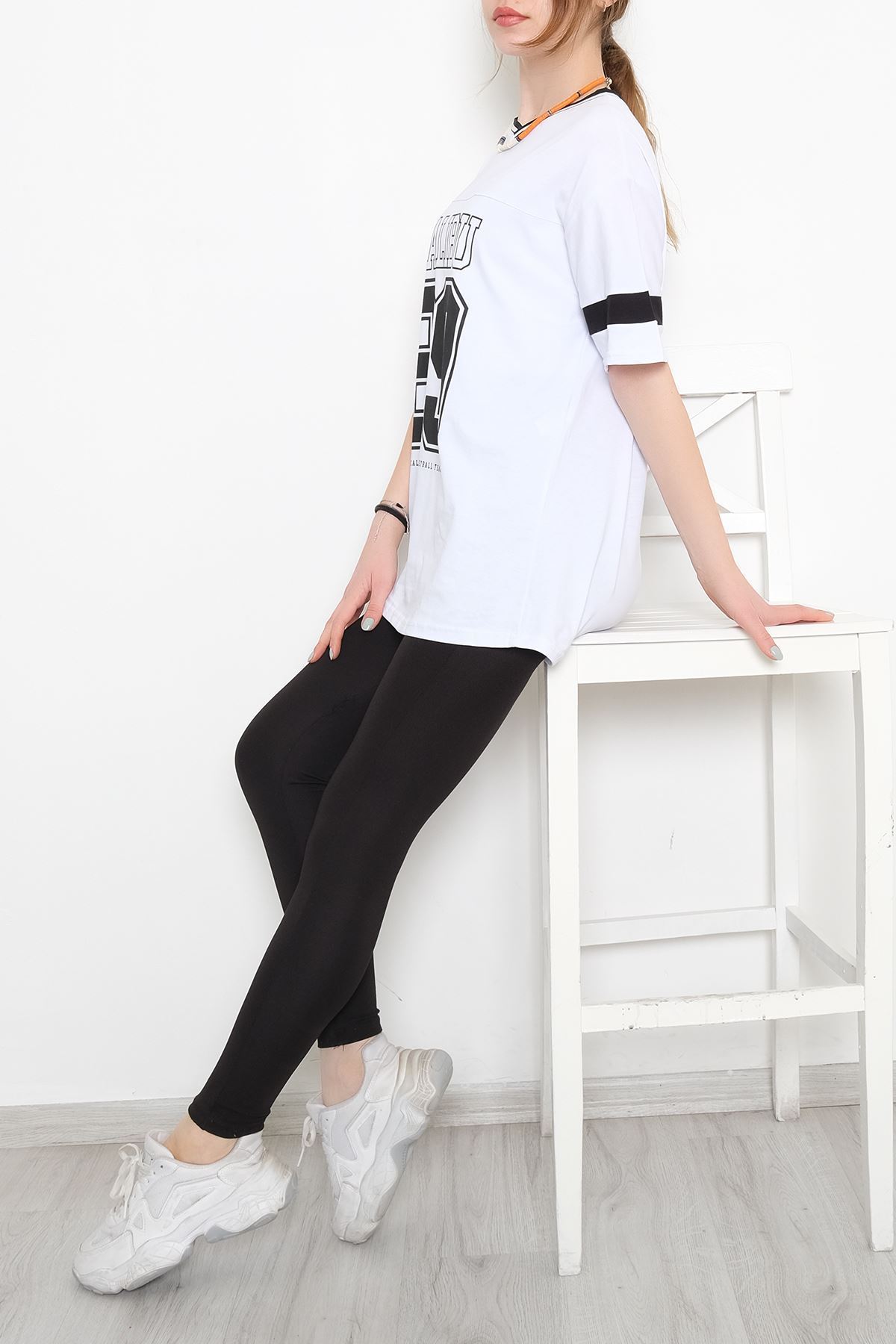 Baskılı Tişört Beyaz - 3384.105.