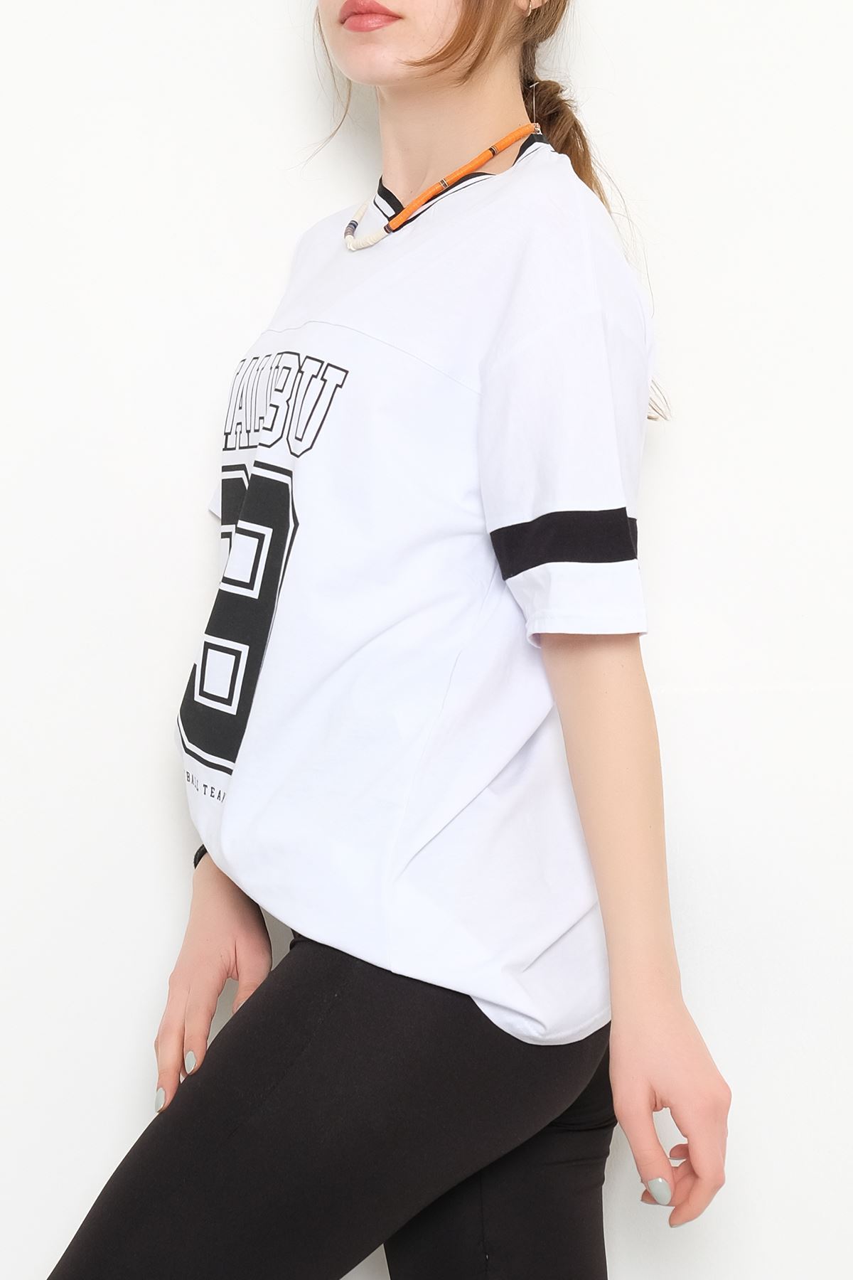 Baskılı Tişört Beyaz - 3384.105.