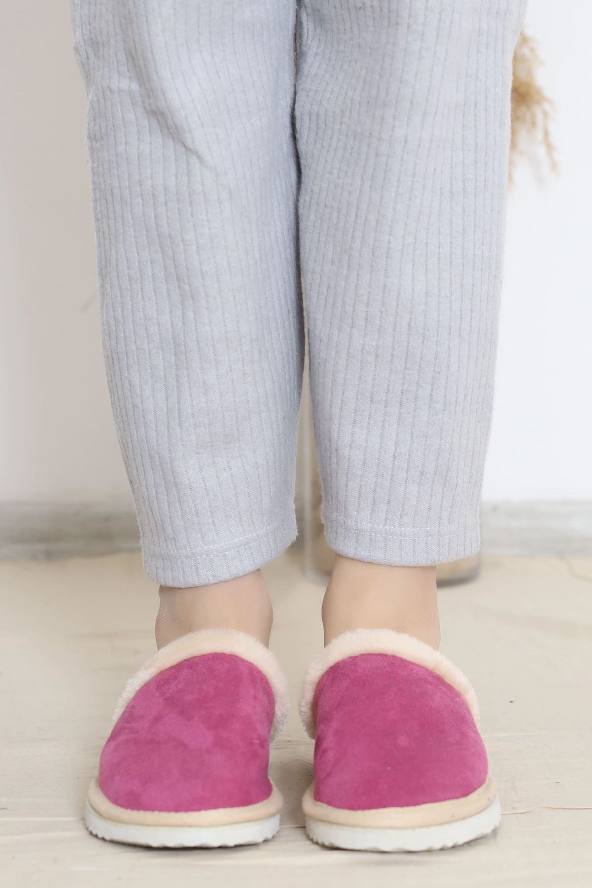 Süet Terlik Fuşya - 15561.264.